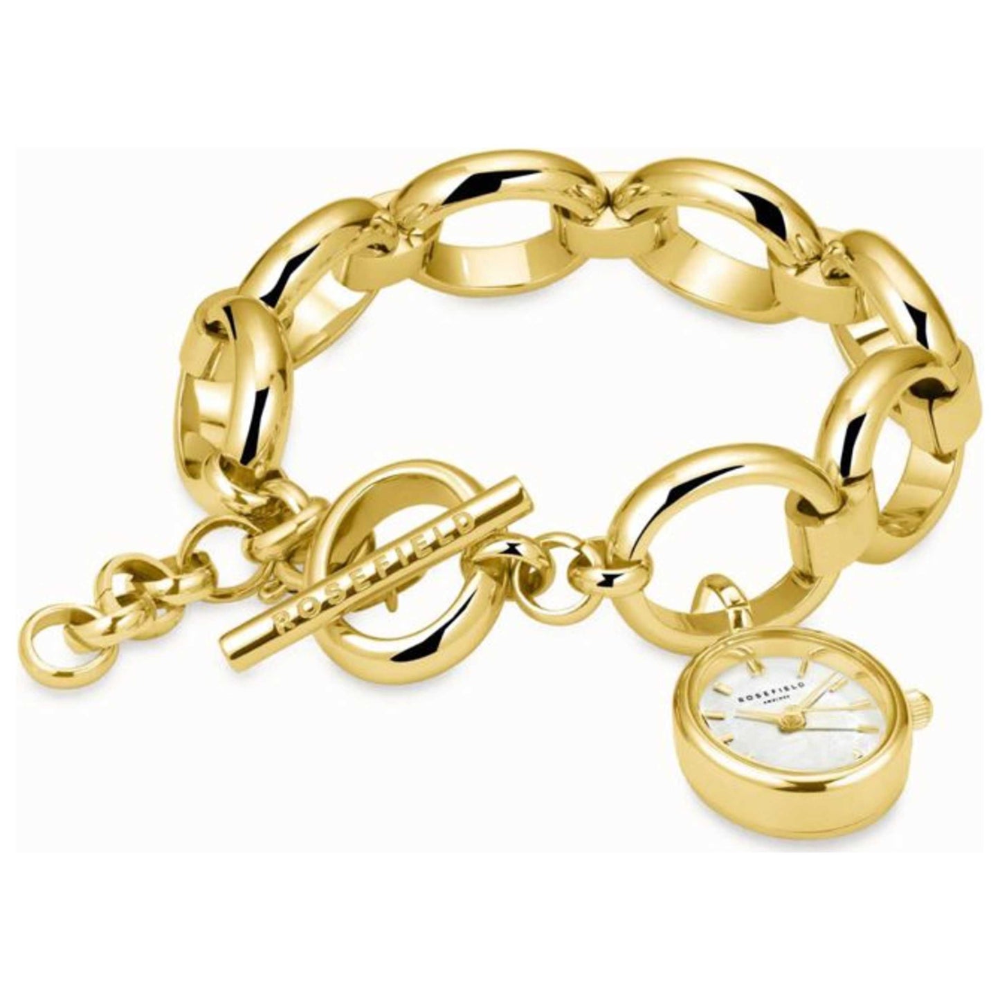 Front view of Rosefield Oval Women's Quartz Chain SWGSG-OV13