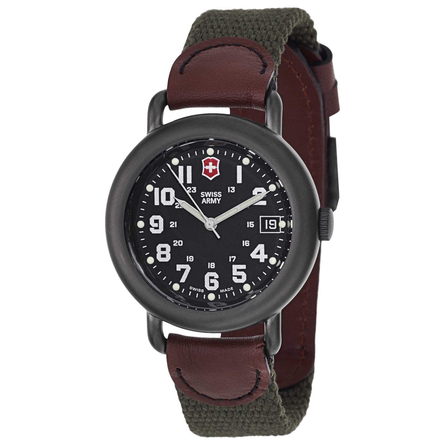 Front view of Victorinox Swiss Army Cavalry Men's Swiss Quartz (Battery-Powered) Watch SWISSA-26282