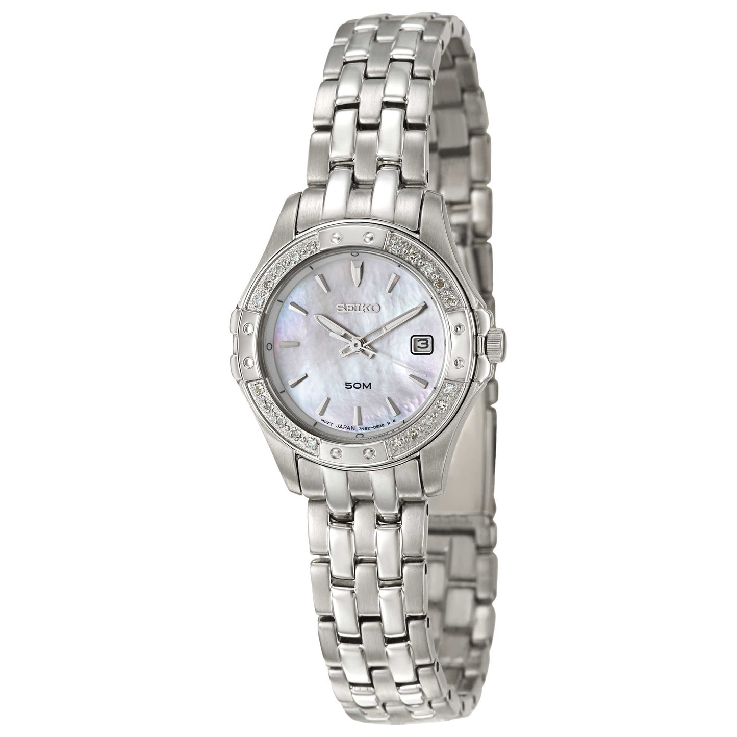 Front view of Seiko Le Grand Sport Women's Japanese Quartz (Battery-Powered) Watch SXDE83