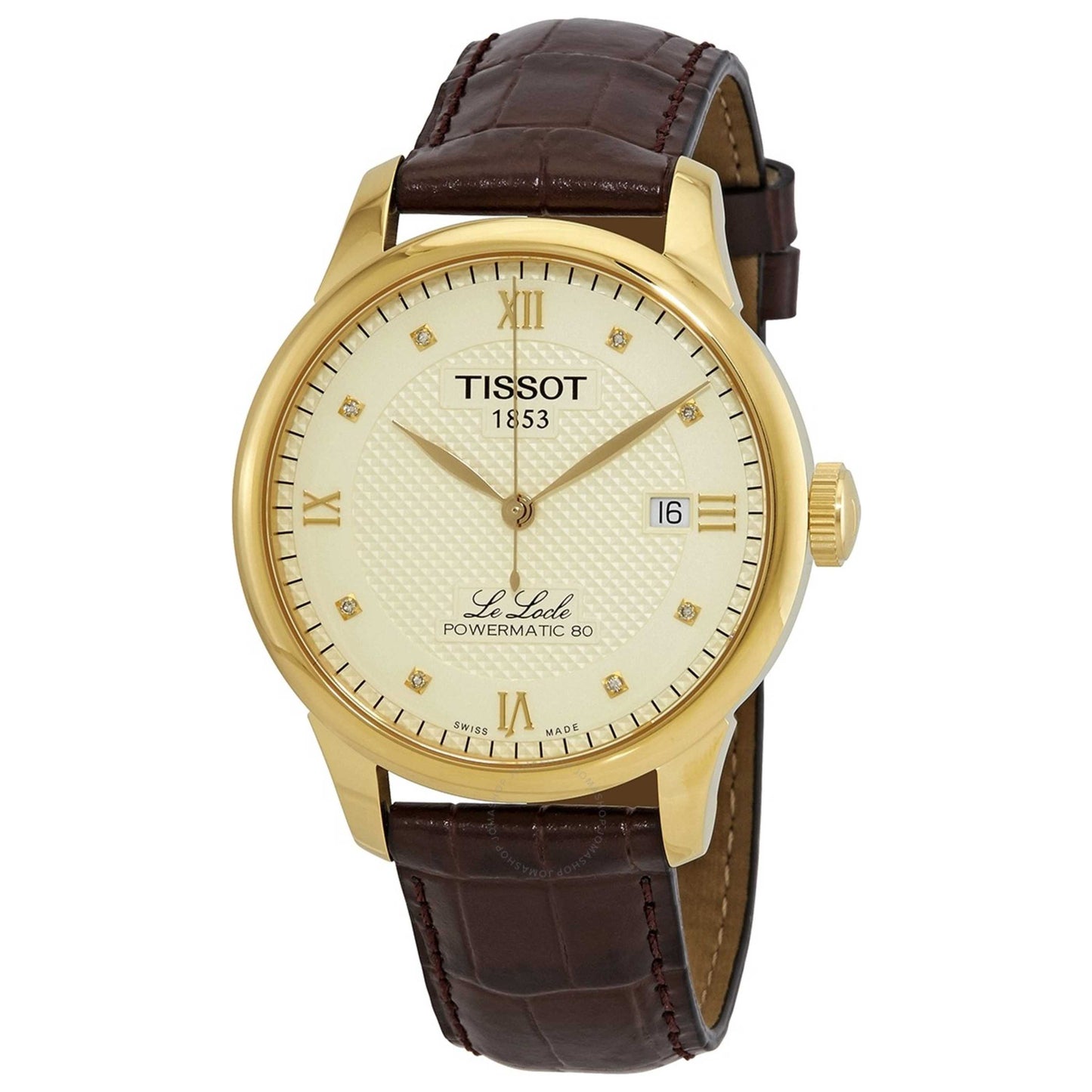 Front view of Tissot Le Locle Men's Automatic Watch T0064073626600