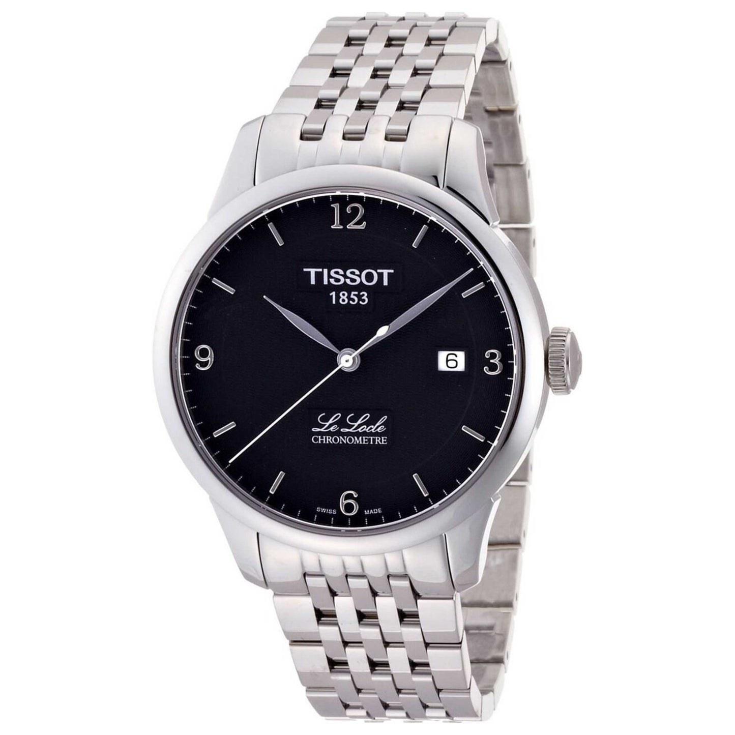 Front view of Tissot Le Locle Men's Automatic Watch T0064081105700