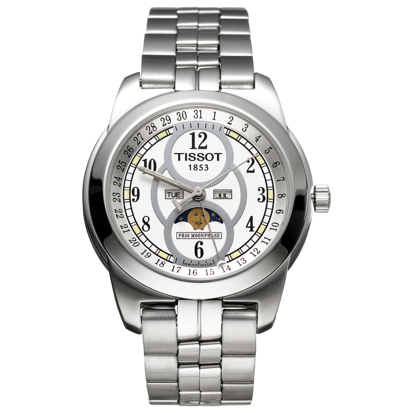 Front view of Tissot PR50 Men's Quartz Watch T0124231103200