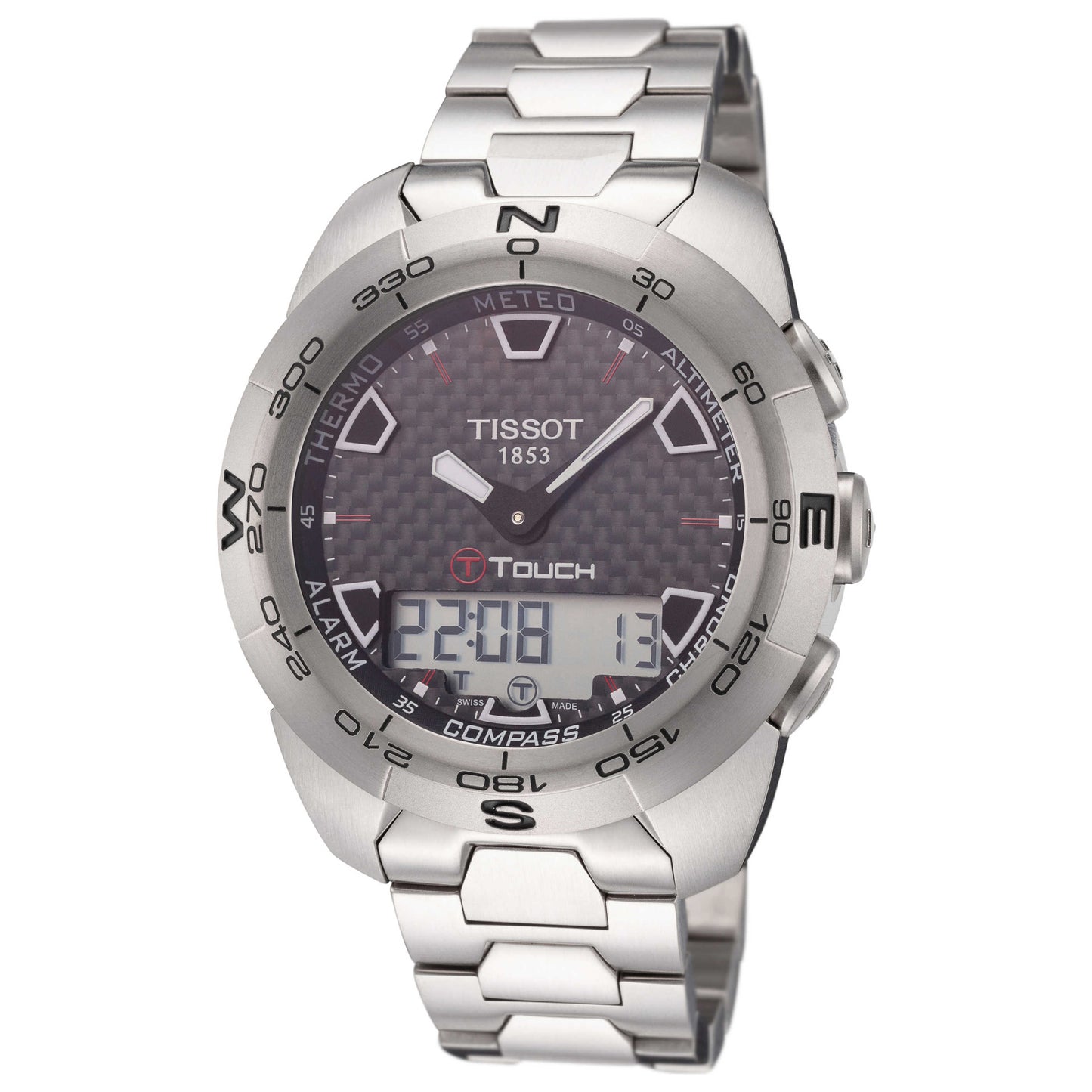 Front view of Tissot T-Touch Men's Quartz Watch T0134204420100