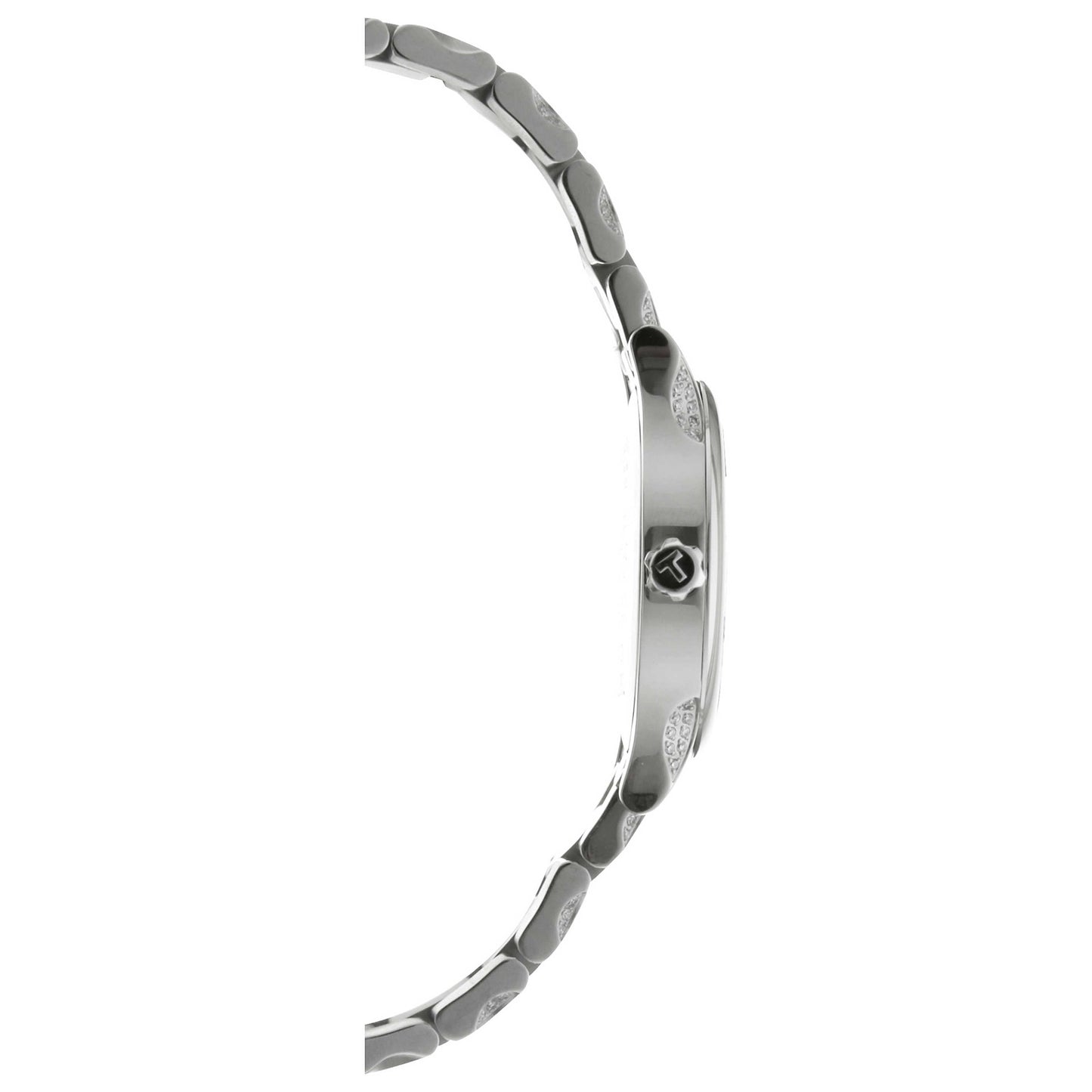 Left view of Tissot Stylis-T Women's Quartz Watch T0282101105701