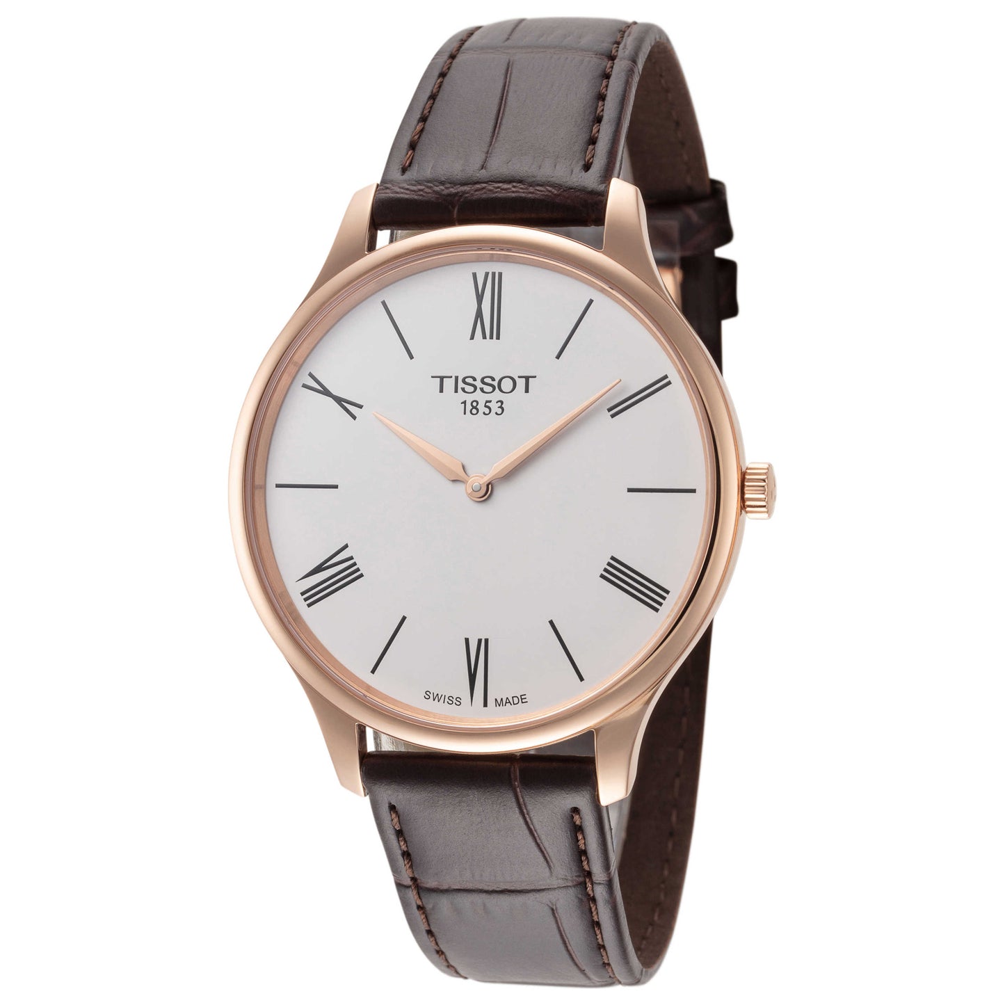 Front view of Tissot Tradition 5.5 Men's Quartz Watch T0634093601800