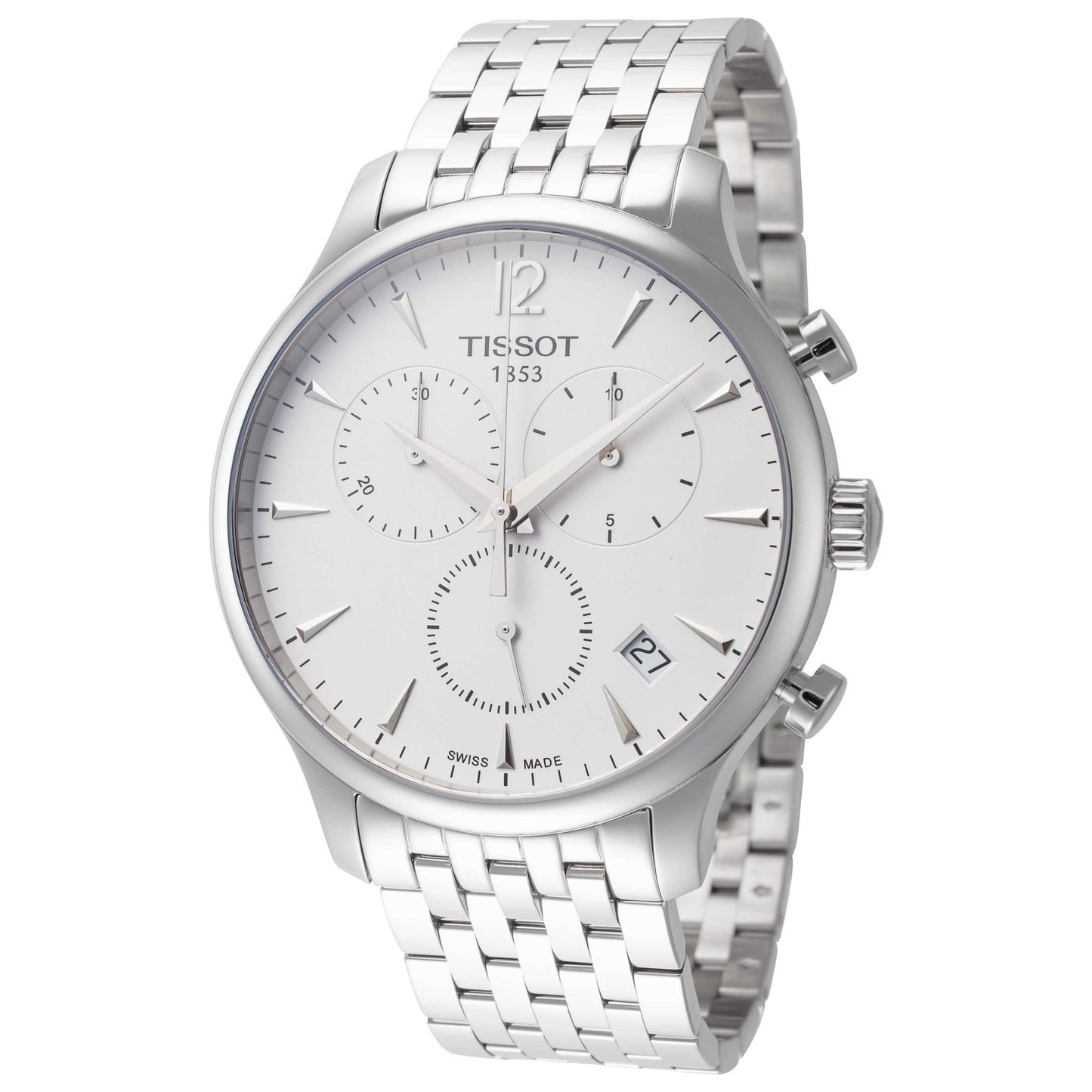 Front view of Tissot Tradition Men's Quartz Watch T0636171103700