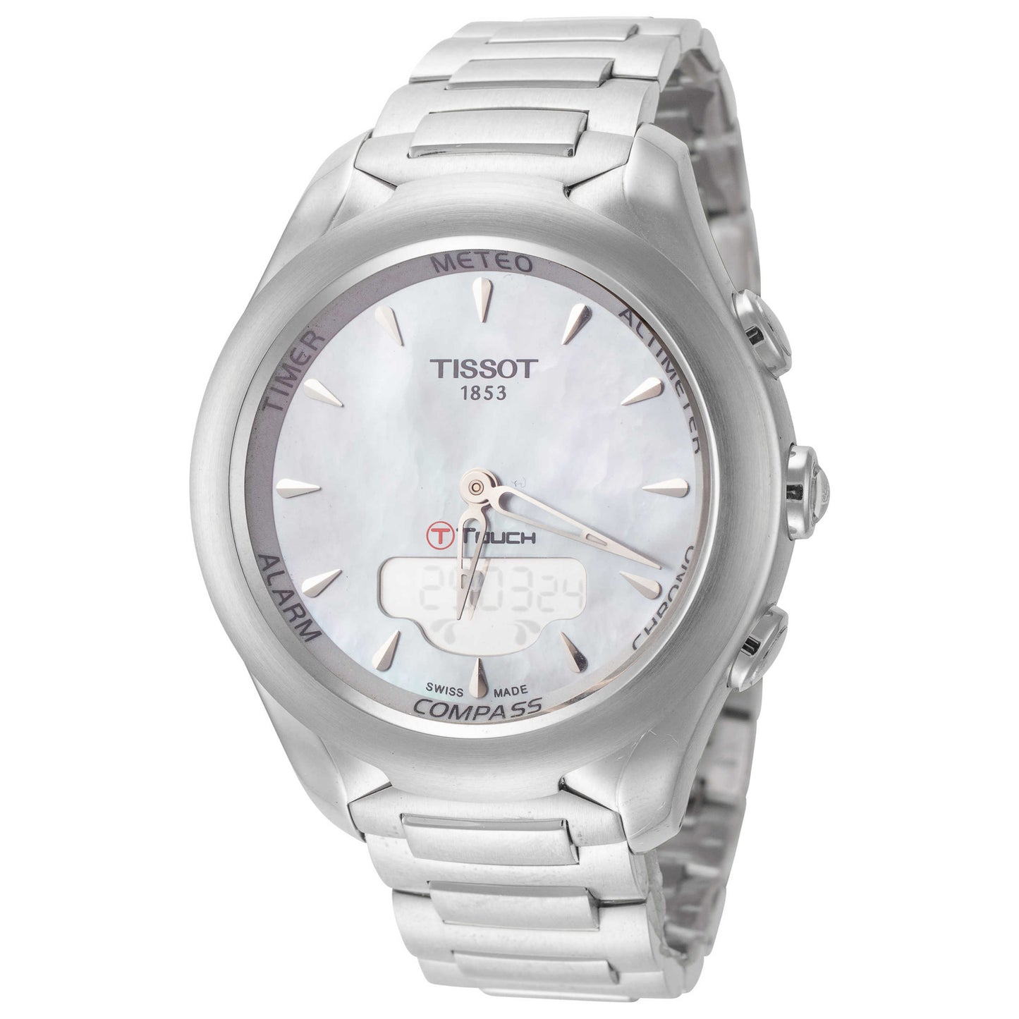 Front view of Tissot T-Touch Women's Solar Watch T0752201110100
