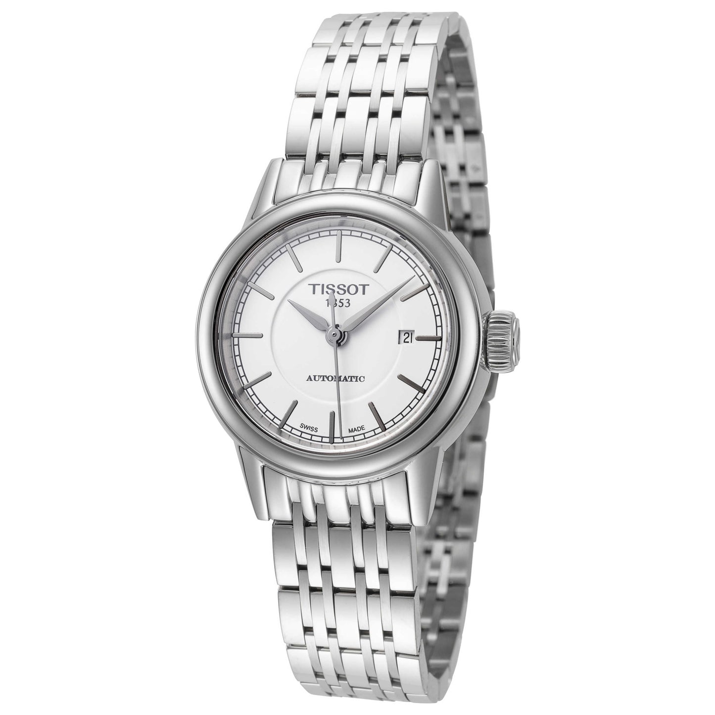 Front view of Tissot Carson Women's Automatic Watch T0852071101100