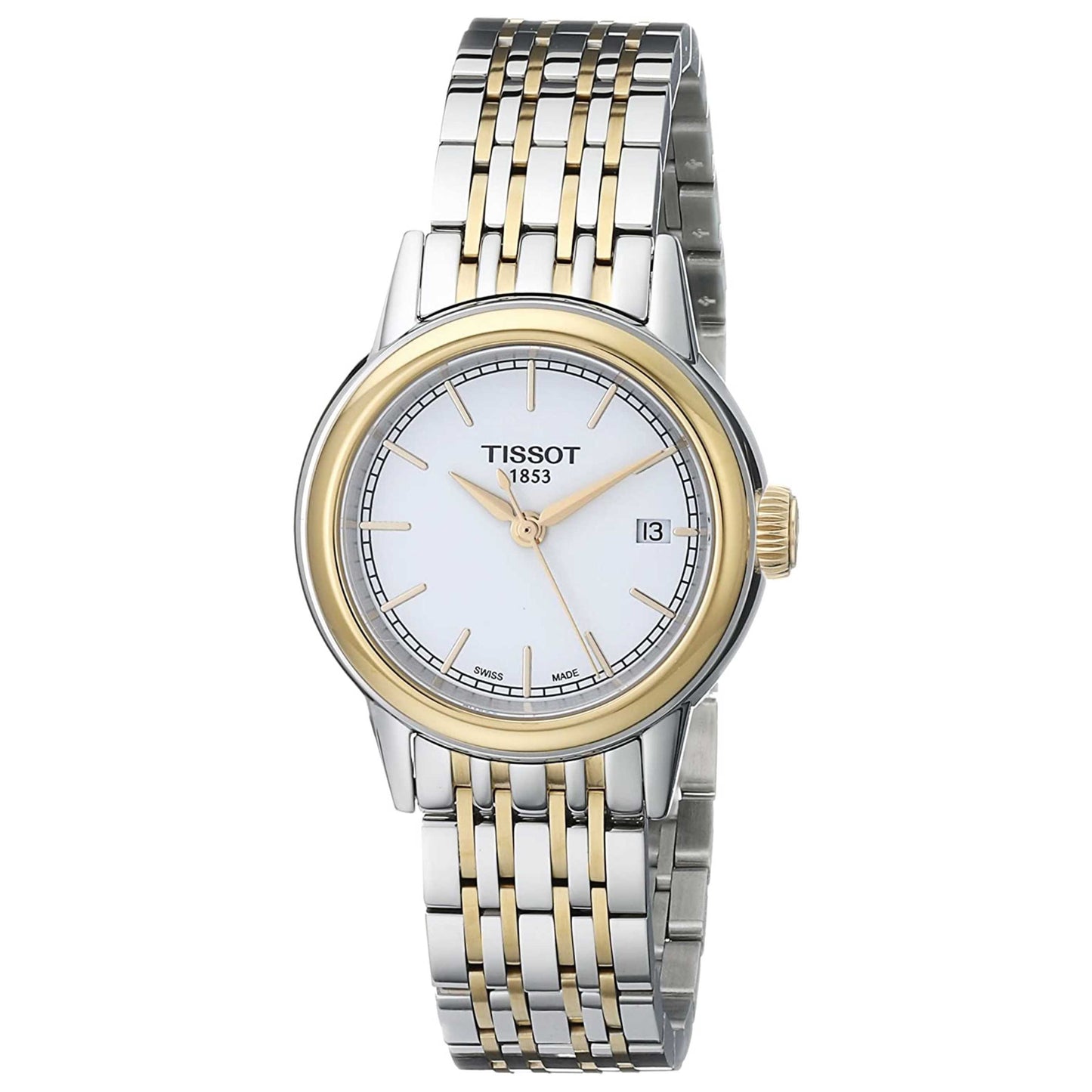 Front view of Tissot Carson Women's Quartz Watch T0852102201100