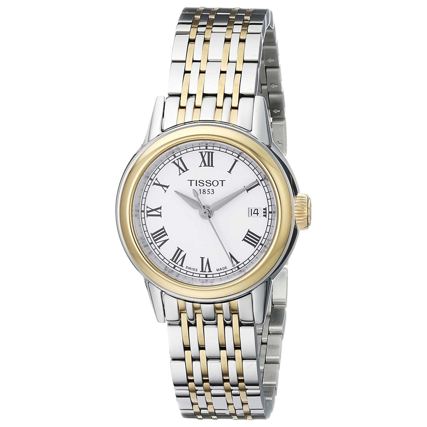 Front view of Tissot Carson Women's Quartz Watch T0852102201300