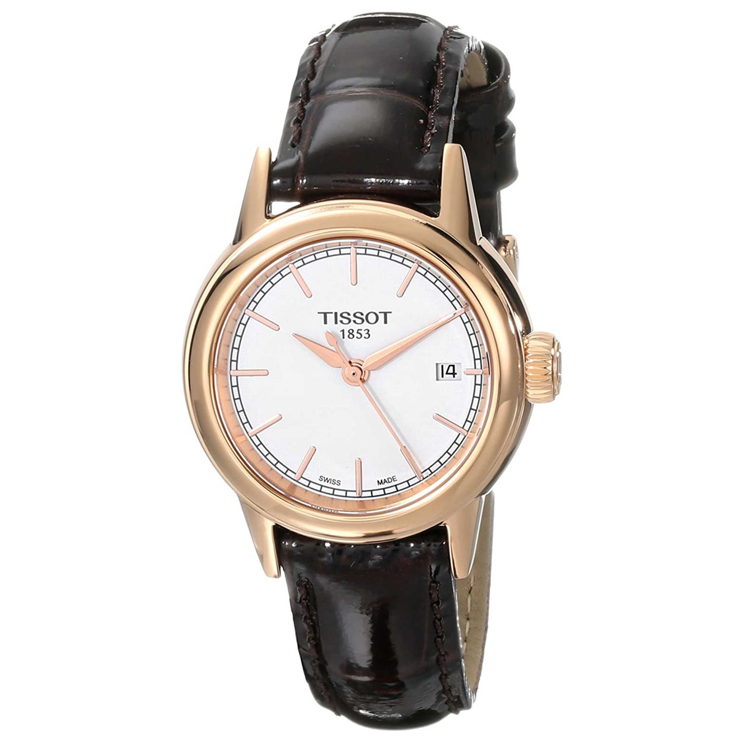 Front view of Tissot Carson Women's Quartz Watch T0852103601100