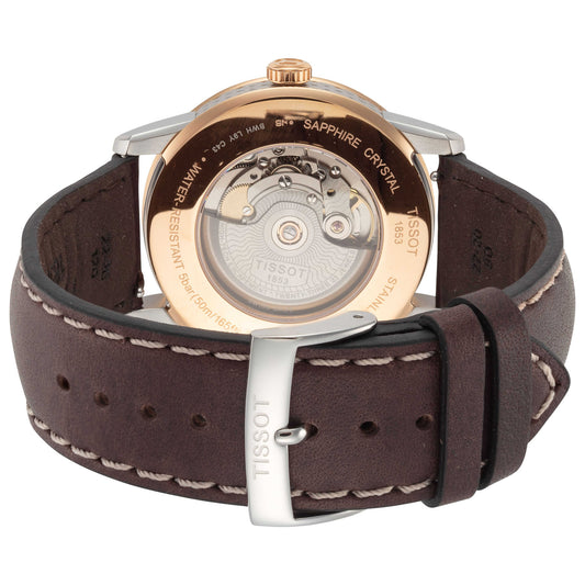 Back view of Tissot Luxury Men's Automatic Watch T0864072606700