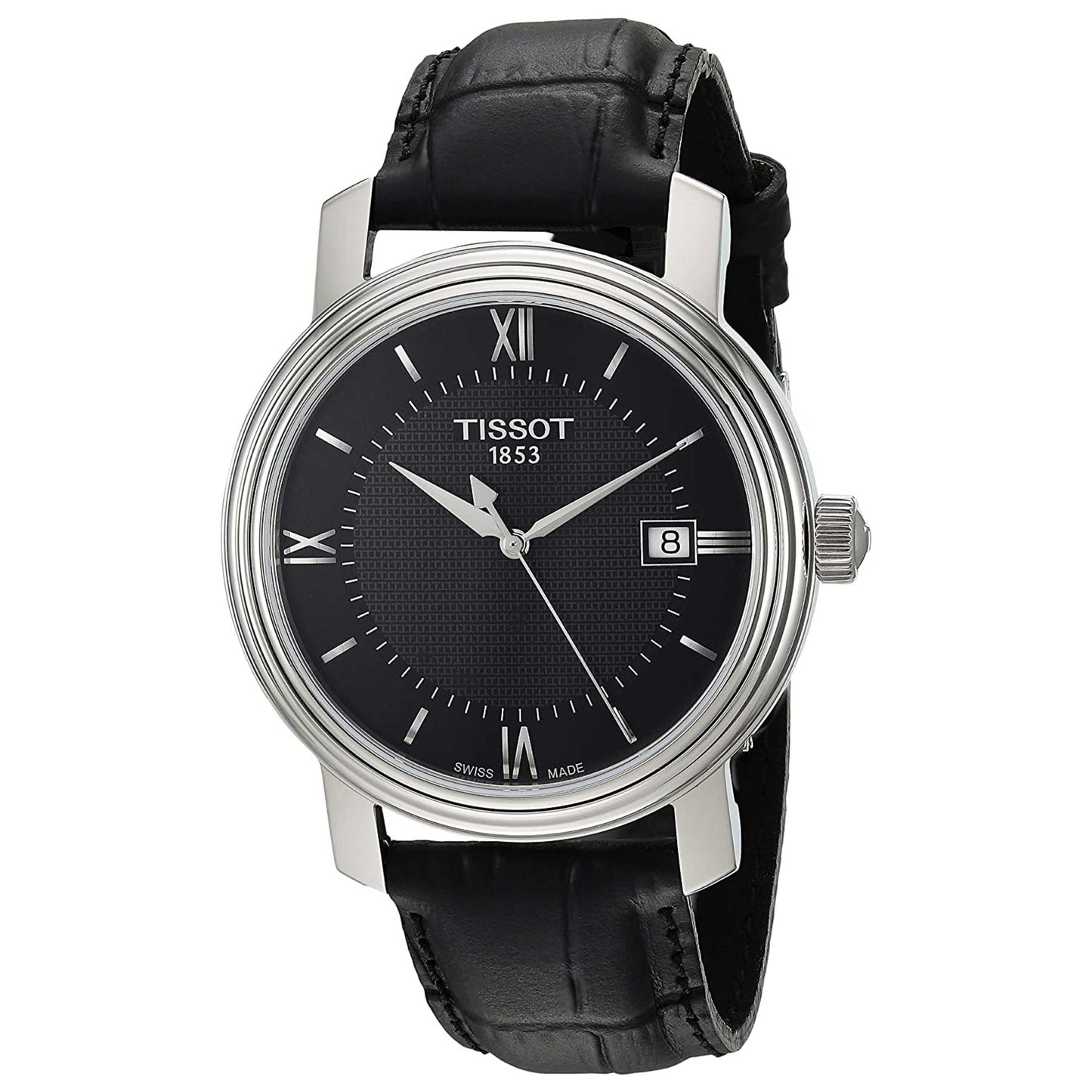 Front view of Tissot Bridgeport Men's Quartz Watch T0974101605800