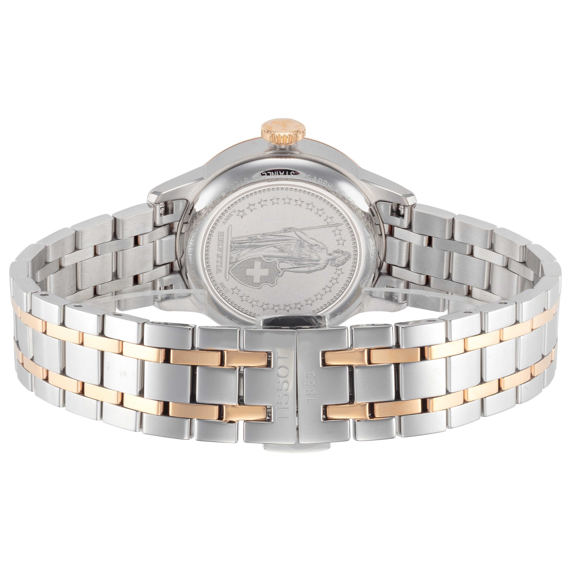 Back view of Tissot T-Classic Women's Automatic Watch T0992072211801
