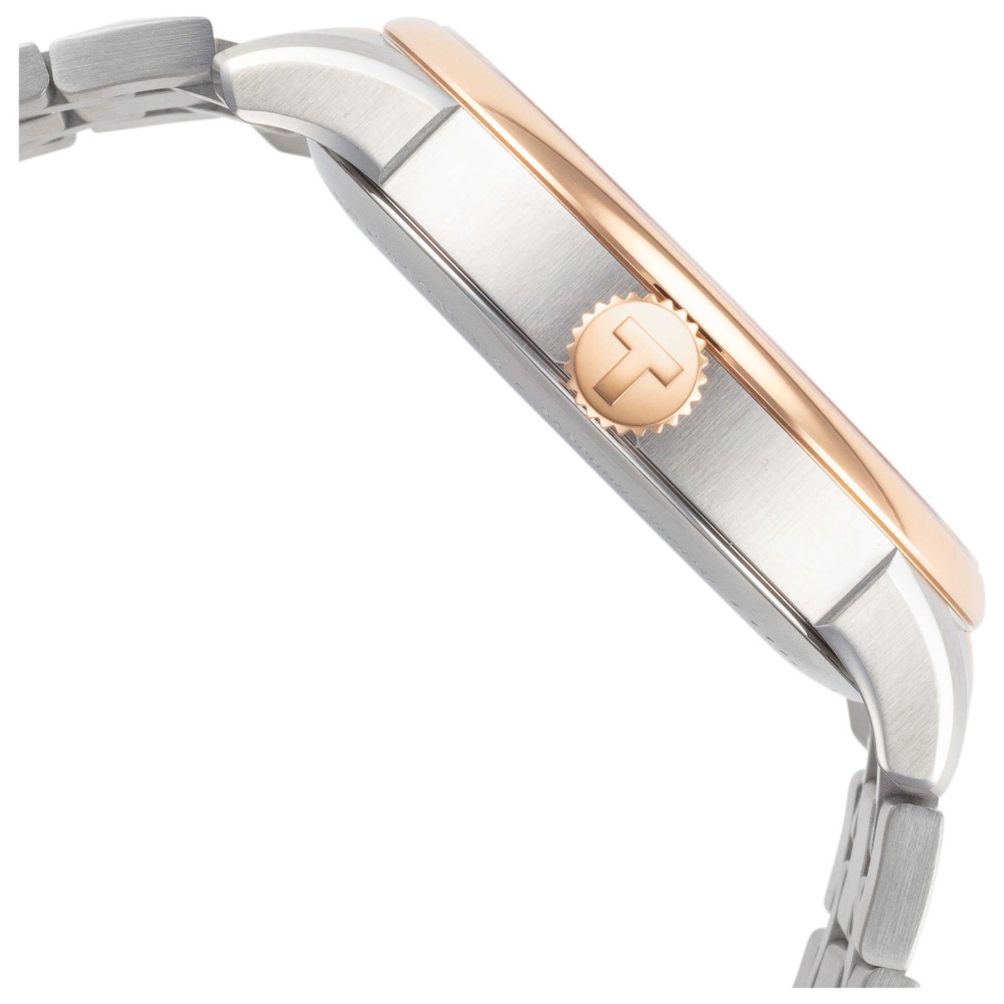 Right view of Tissot Chemin des Tourelles Men's Automatic Watch T0994072203801