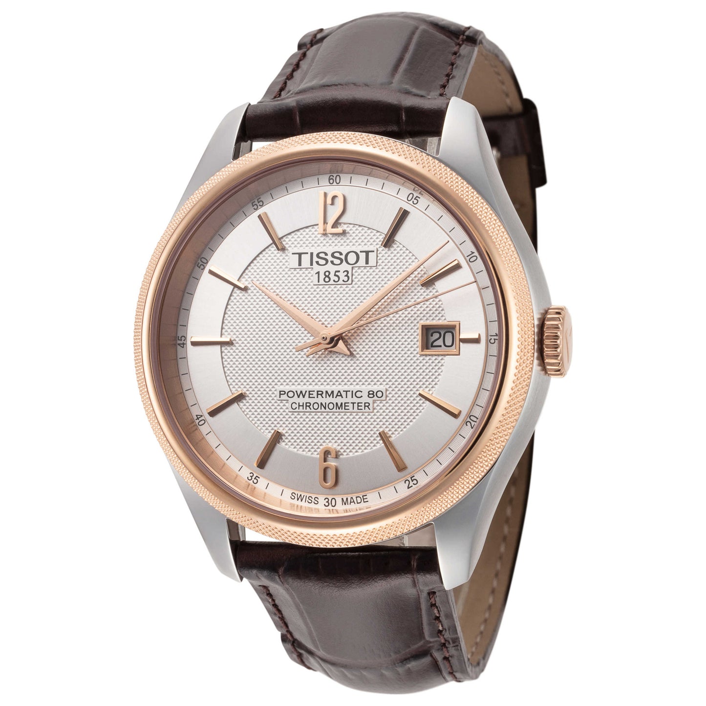 Front view of Tissot Ballade Men's Automatic Watch T1084082603700