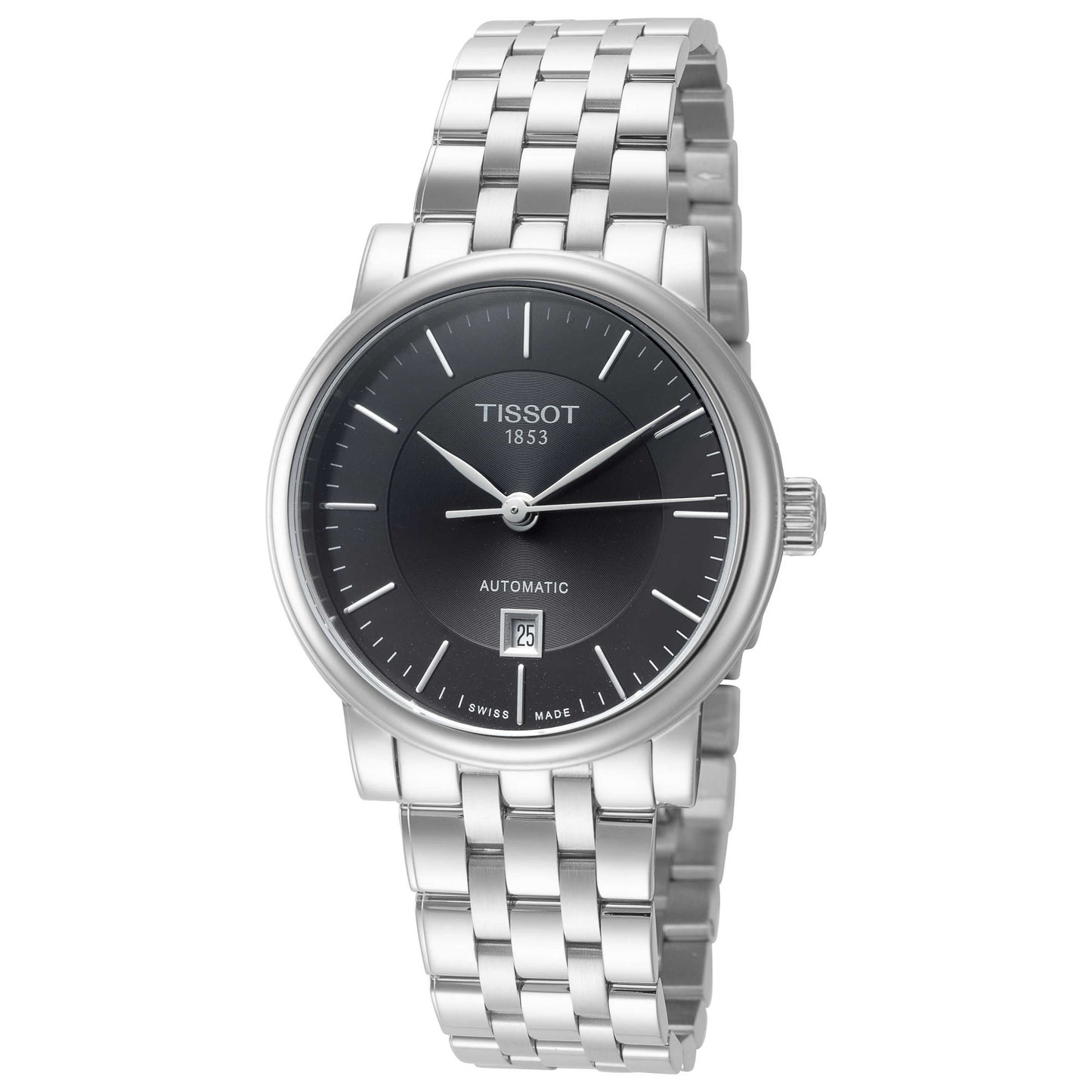 Front view of Tissot Carson Women's Automatic Watch T1222071105100