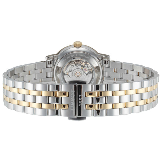 Back view of Tissot Carson Women's Automatic Watch T1222072203100