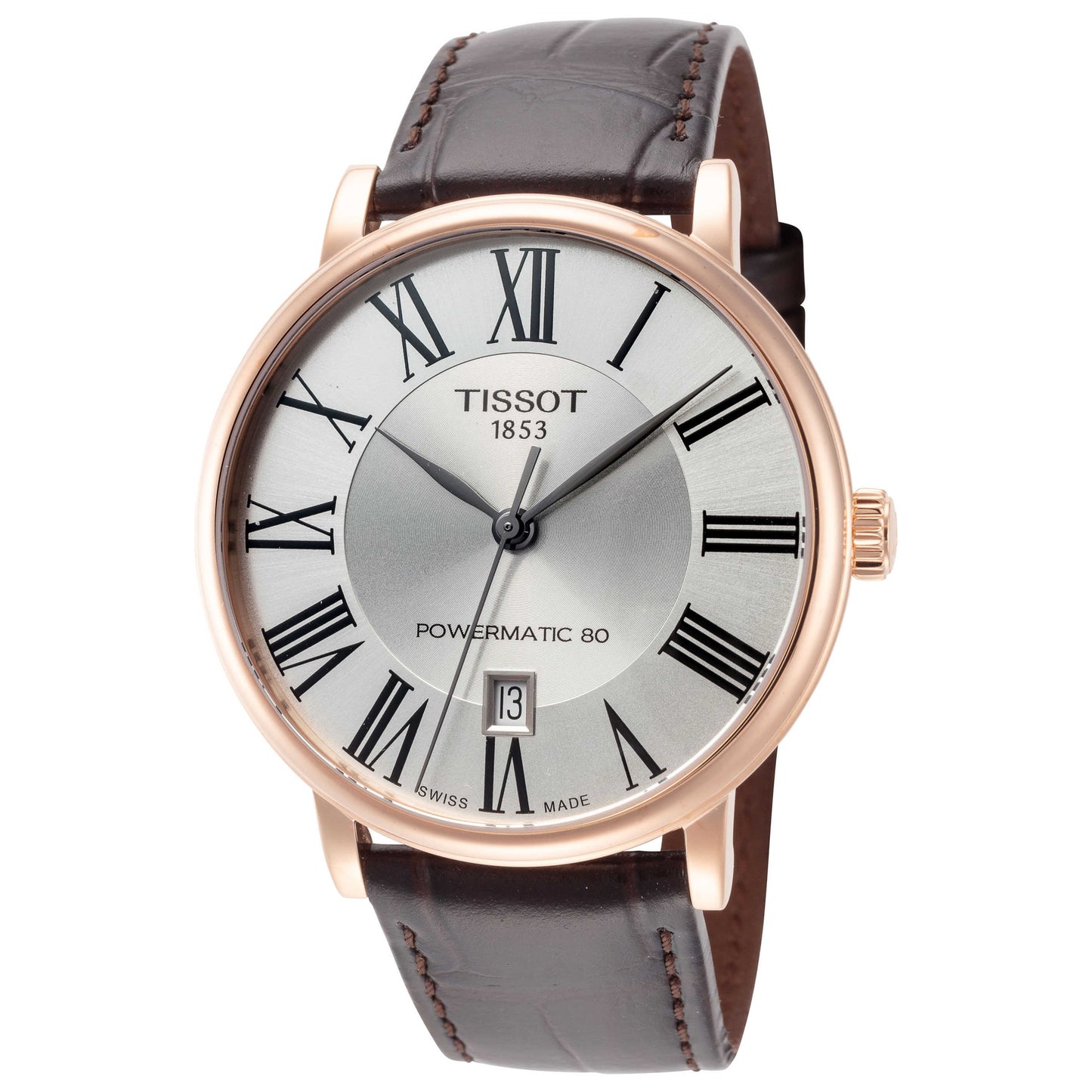 Front view of Tissot Carson Men's Automatic Watch T1224073603300