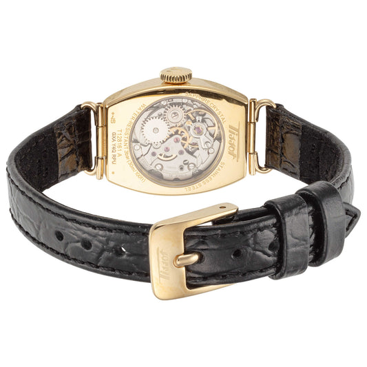 Back view of Tissot Heritage Porto Women's Manual-Wind Watch T1281613626200