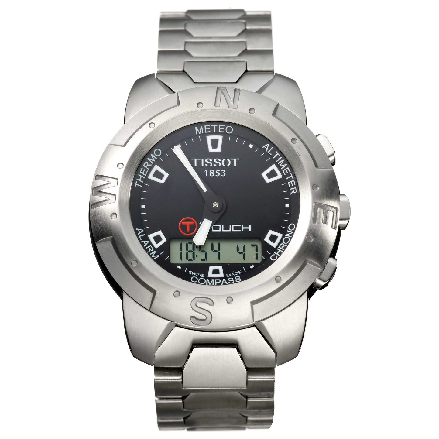 Front view of Tissot T-Tactile Men's Watch T33158851