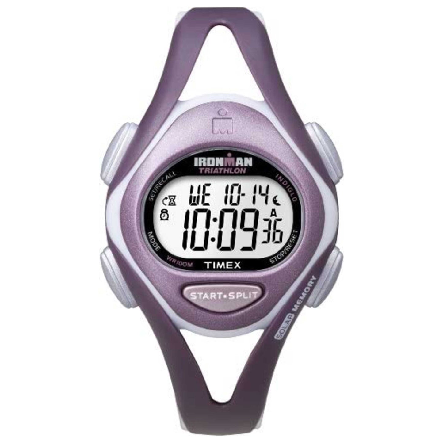 Front view of Timex Ironman Sleek 50 Women's Quartz Watch T5K007