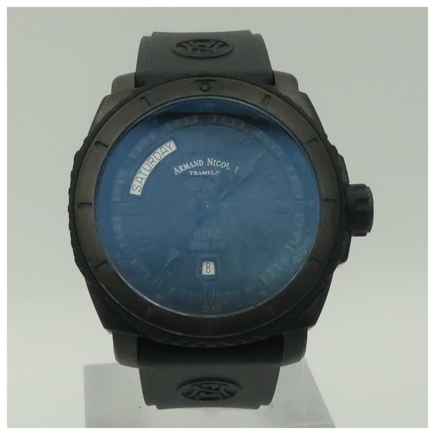 Front view of Armand Nicolet S05 Men's Automatic Watch T610AQN-NR-G9610-PO2
