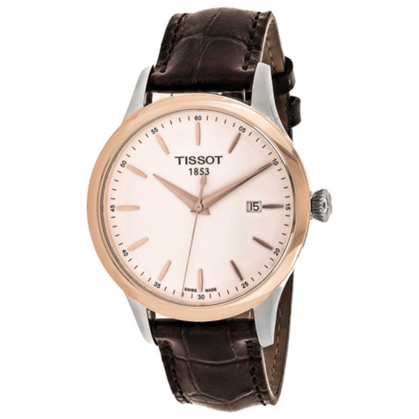 Front view of Tissot Classic Men's Quartz Watch T9124104601100