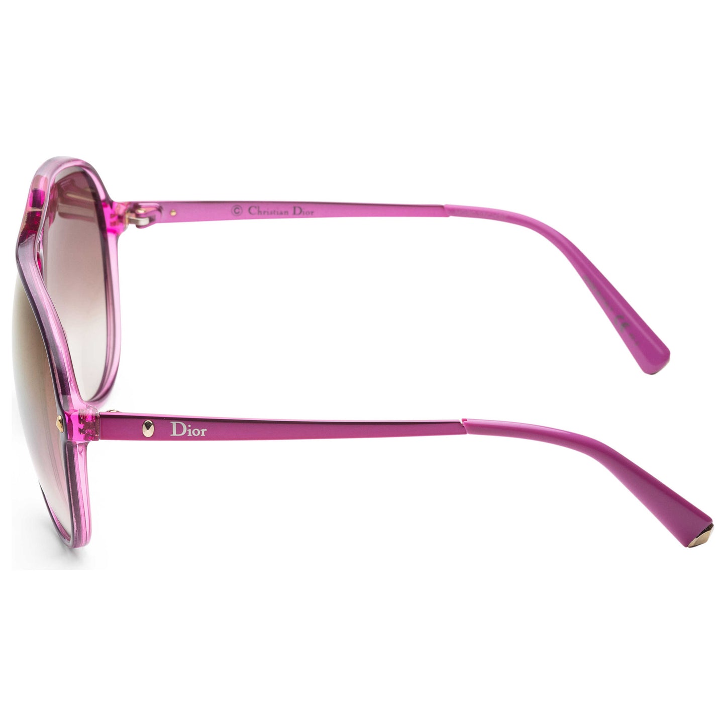 Left view of Christian Dior Tafetta Women's Sunglasses TAFFE3S-SL3-FM