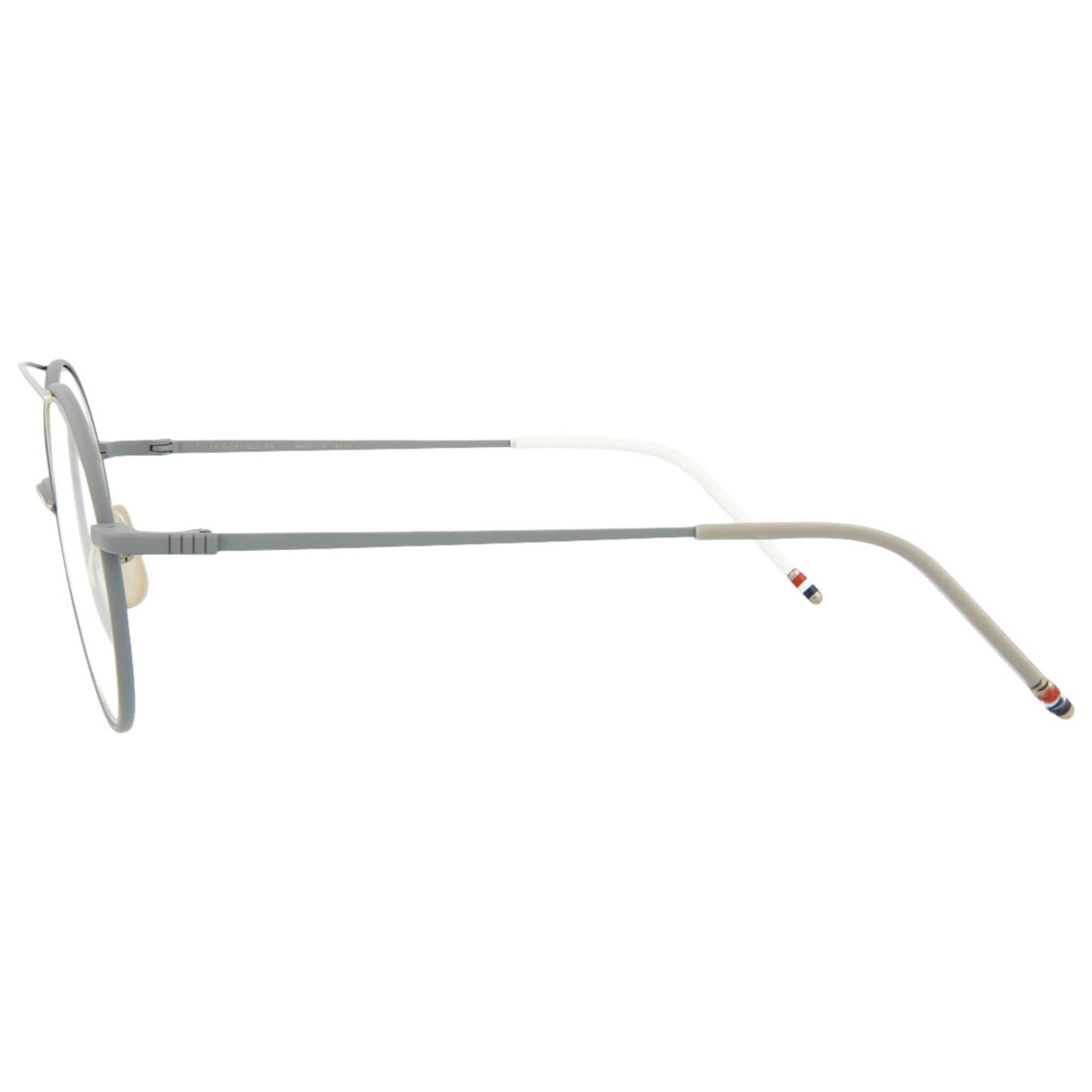 Thom Browne Novelty Unisex Opticals TB108-BGRYSLV50 - Image #3