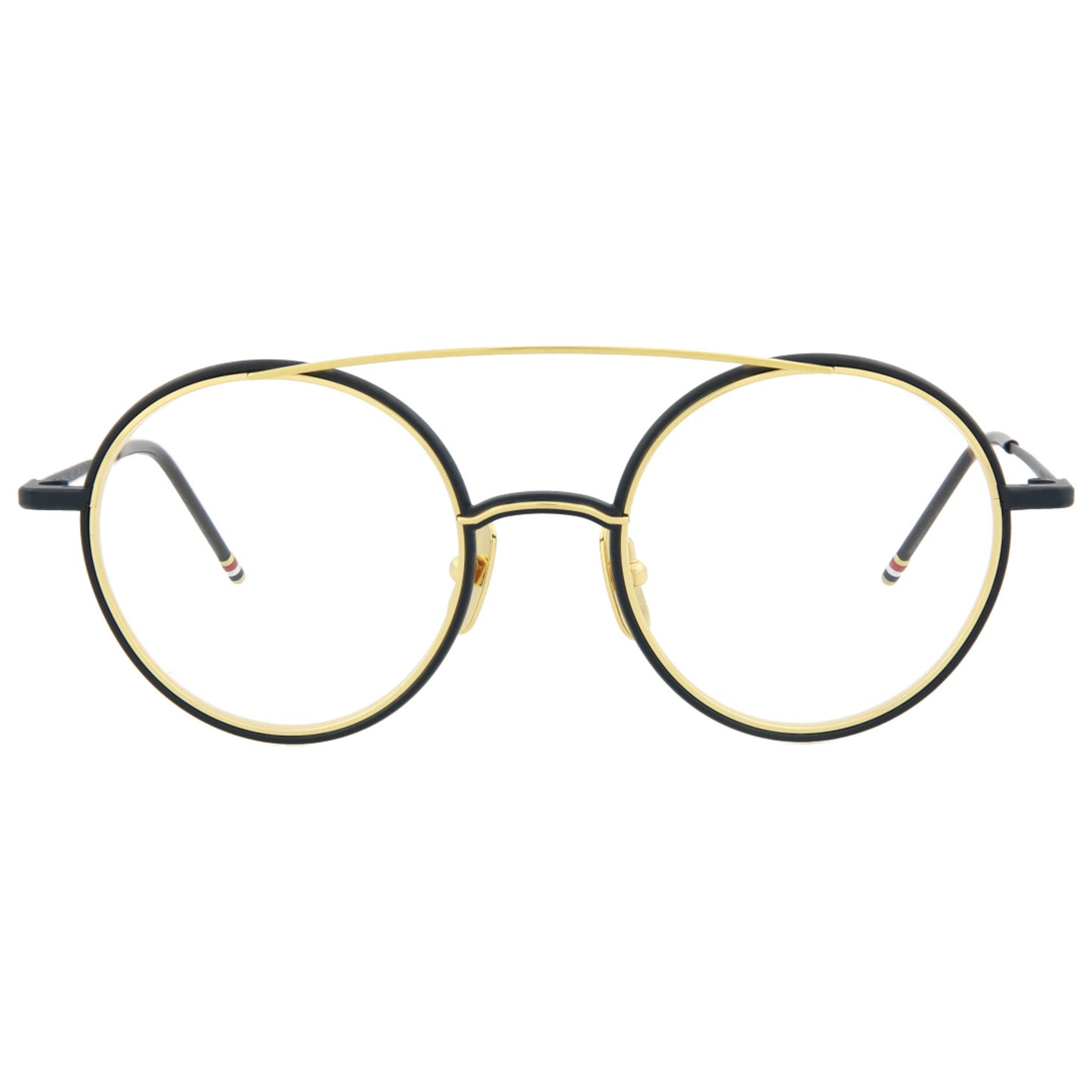 Thom Browne Novelty Unisex Opticals TB108-CNVYGLD-50 - Image #5