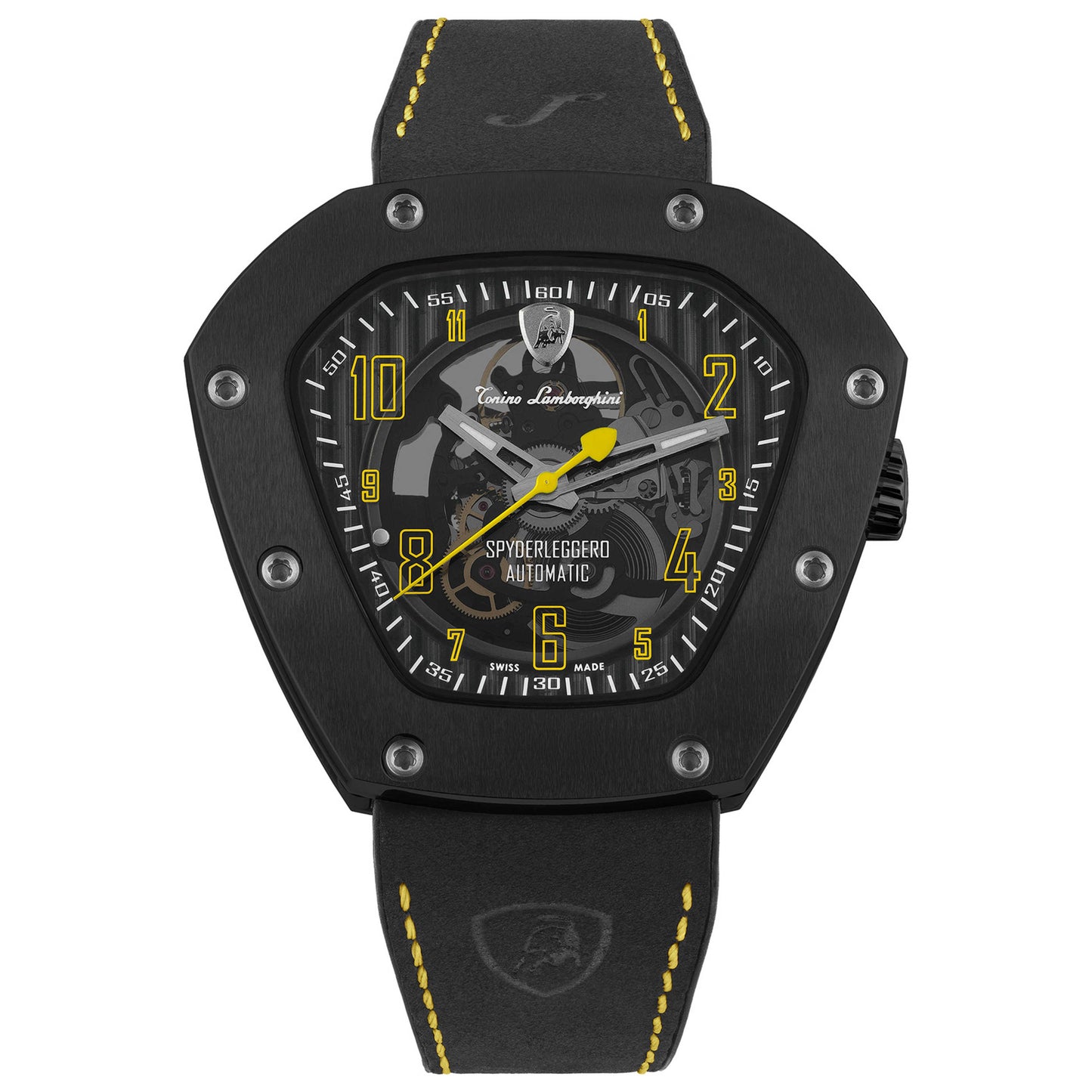 Front view of Tonino Lamborghini Spyderleggero Men's Automatic Watch TLF-T06-3