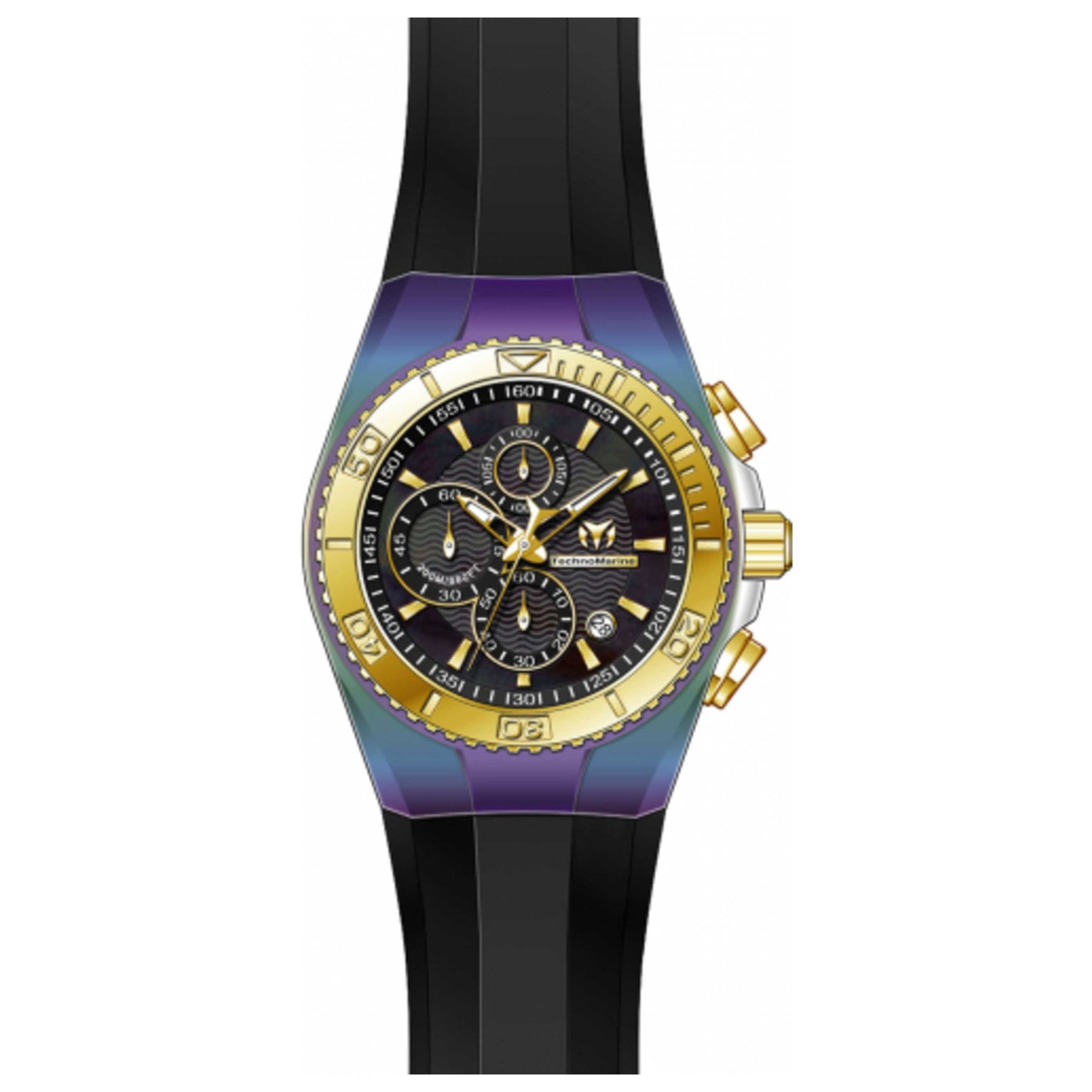 Front view of TechnoMarine Classic Men's Quartz Watch TM-115366