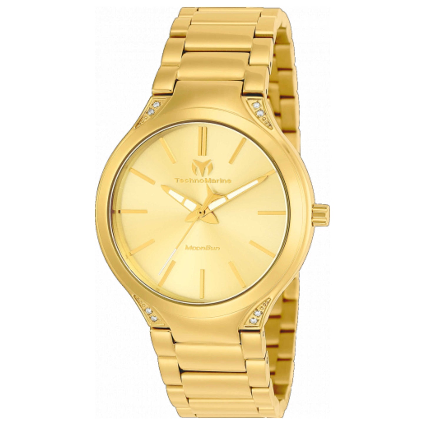 Front view of TechnoMarine Moonsun Women's Quartz Watch TM-117032