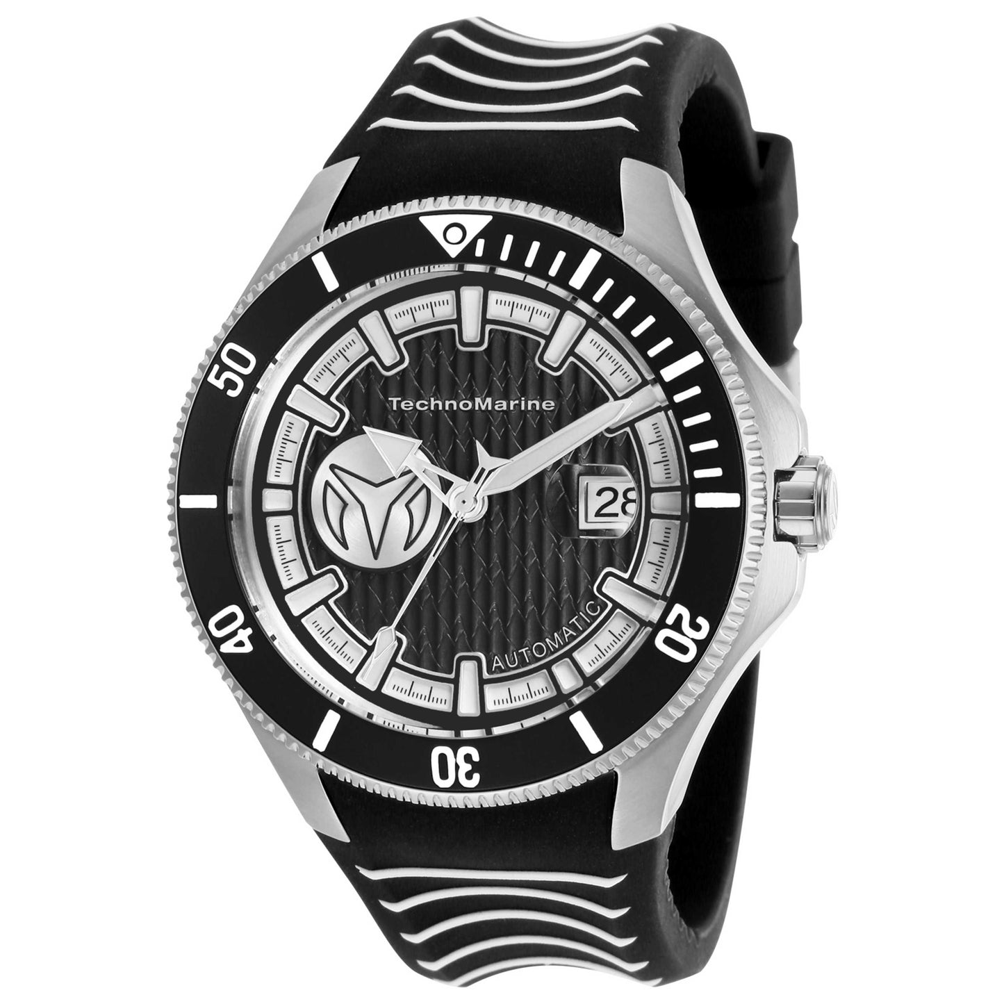 Front view of TechnoMarine Cruise Men's Automatic Watch TM-118011