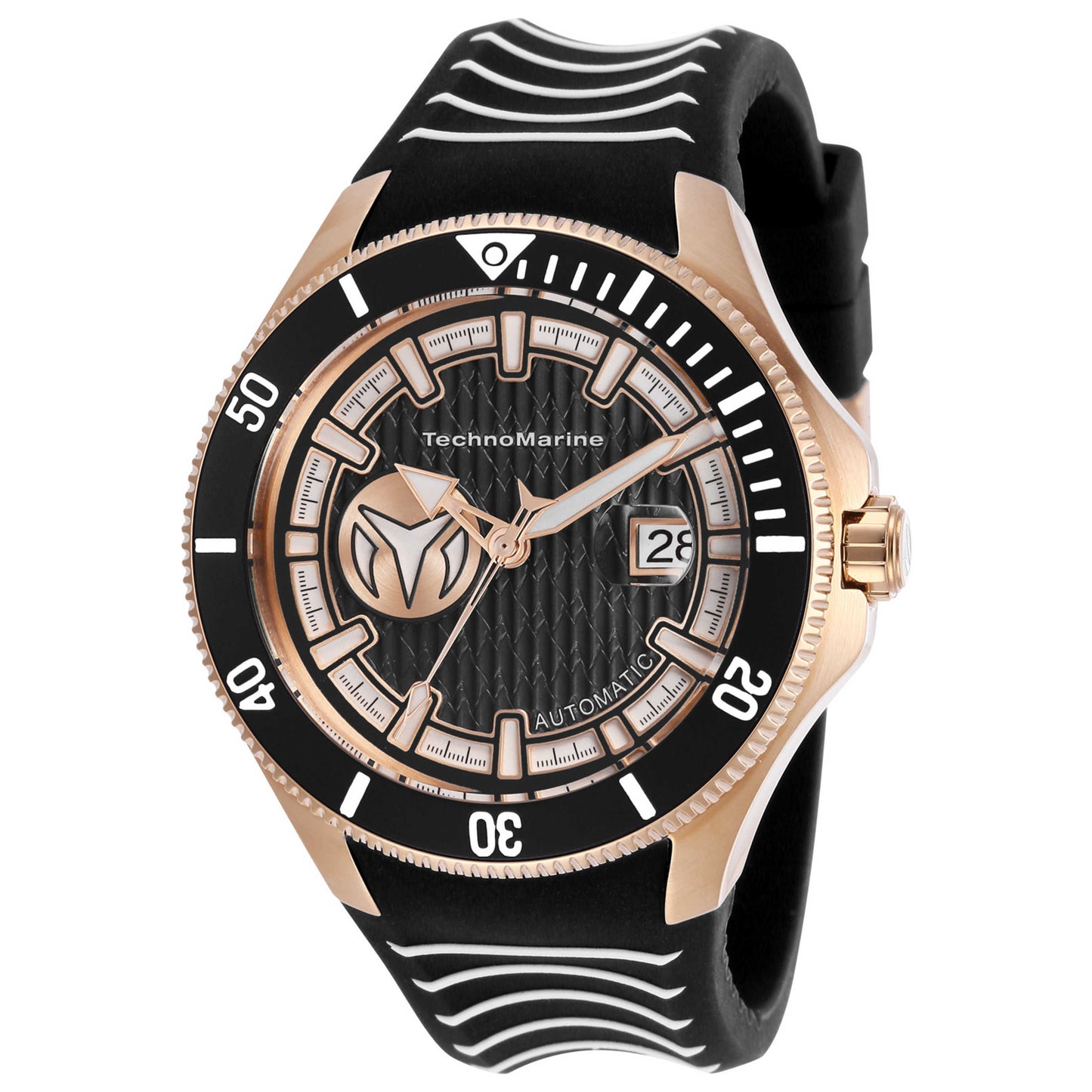 Front view of TechnoMarine Cruise Men's Automatic Watch TM-118015