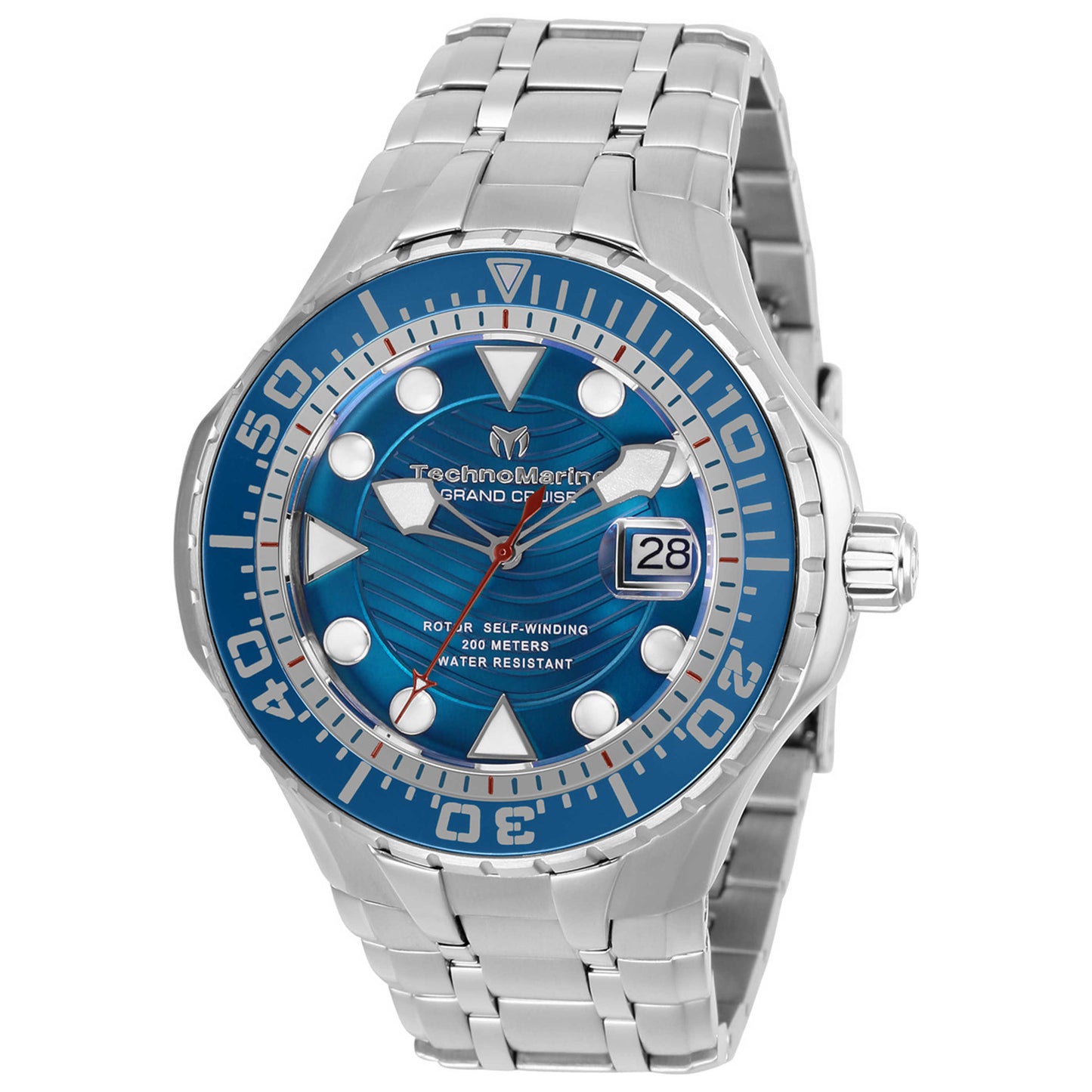Front view of TechnoMarine Cruise Men's Automatic Watch TM-118071
