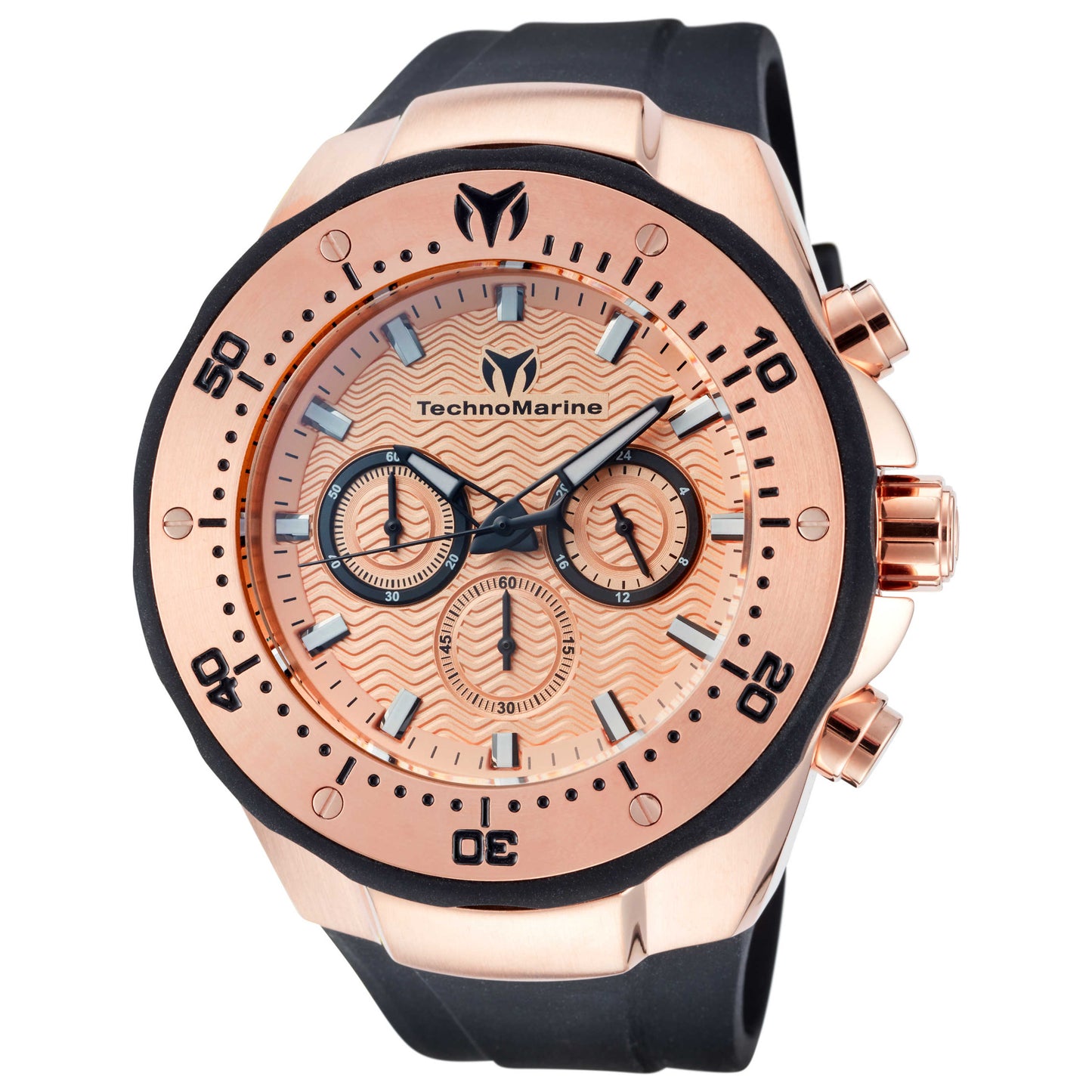 Front view of TechnoMarine Sea Manta Men's Japanese Quartz (Battery-Powered) Watch TM-218032