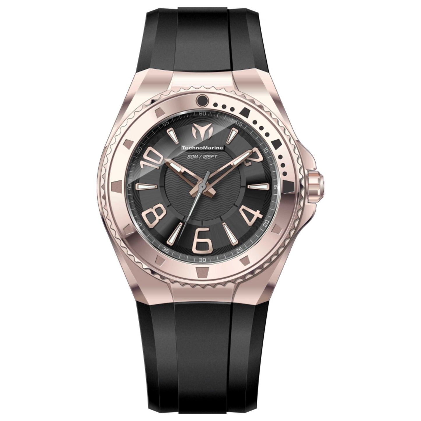 Front view of TechnoMarine Lusso Mare Men's Quartz Watch TM-225029