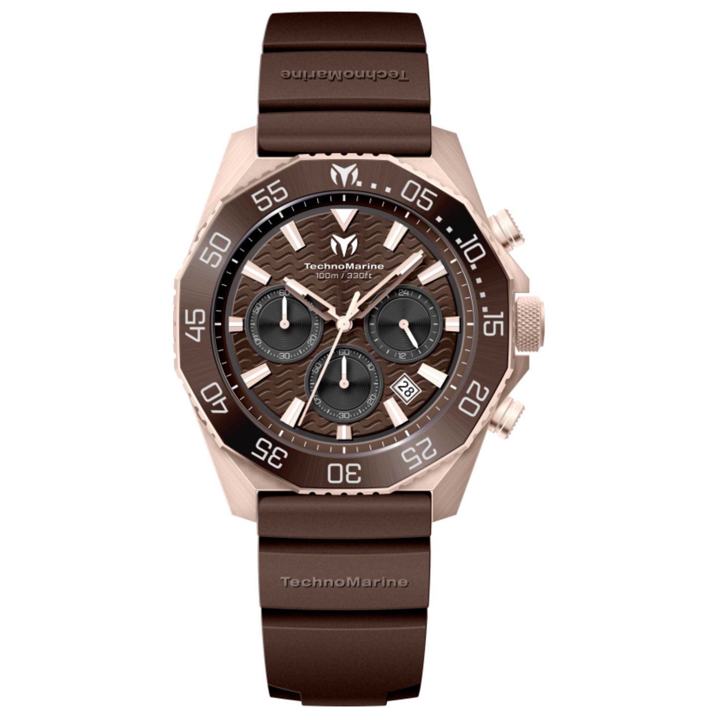 Front view of TechnoMarine Mare Vivo Men's Quartz Watch TM-225074