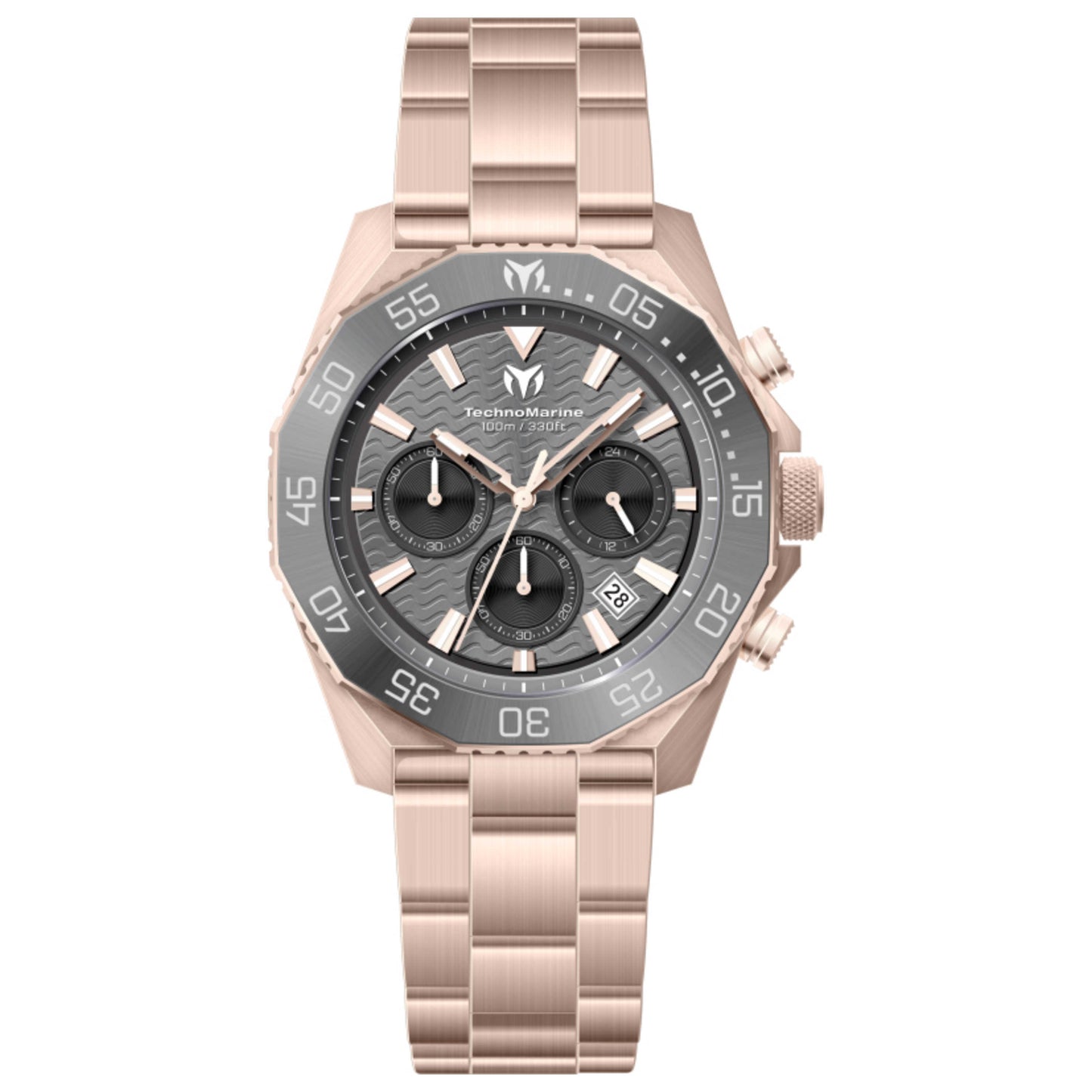 Front view of TechnoMarine Mare Vivo Men's Quartz Watch TM-225087