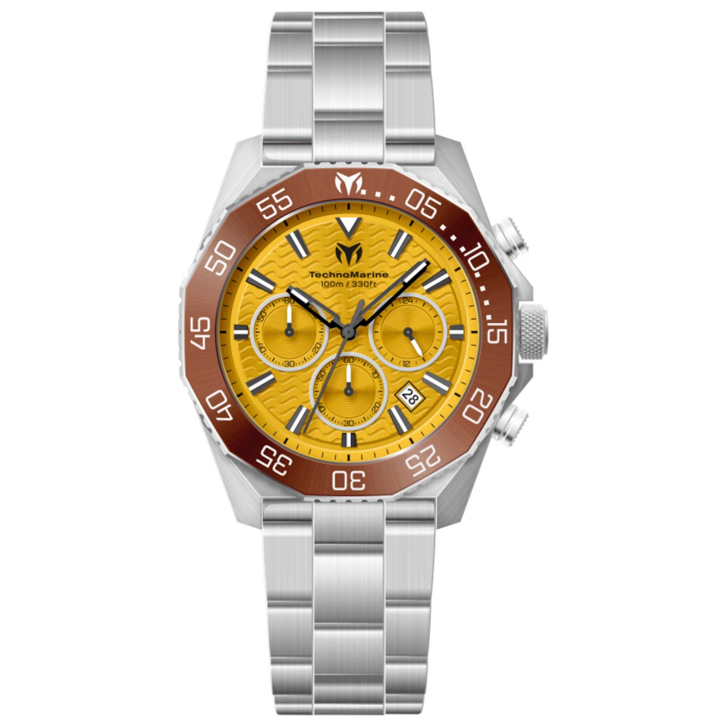 Front view of TechnoMarine Mara Vivo Men's Quartz Watch TM-225088