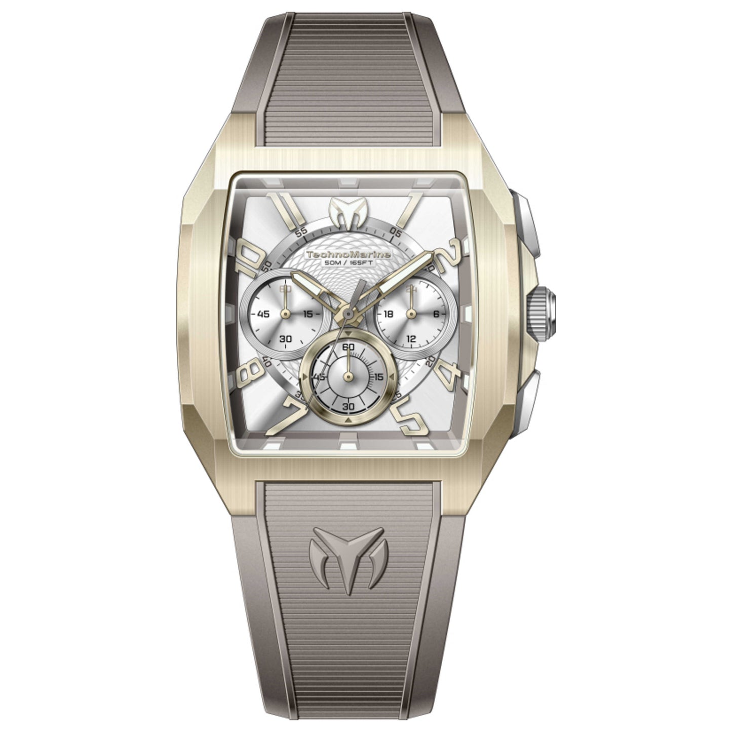 Front view of TechnoMarine Aqua Quadrant Men's Quartz Watch TM-225118