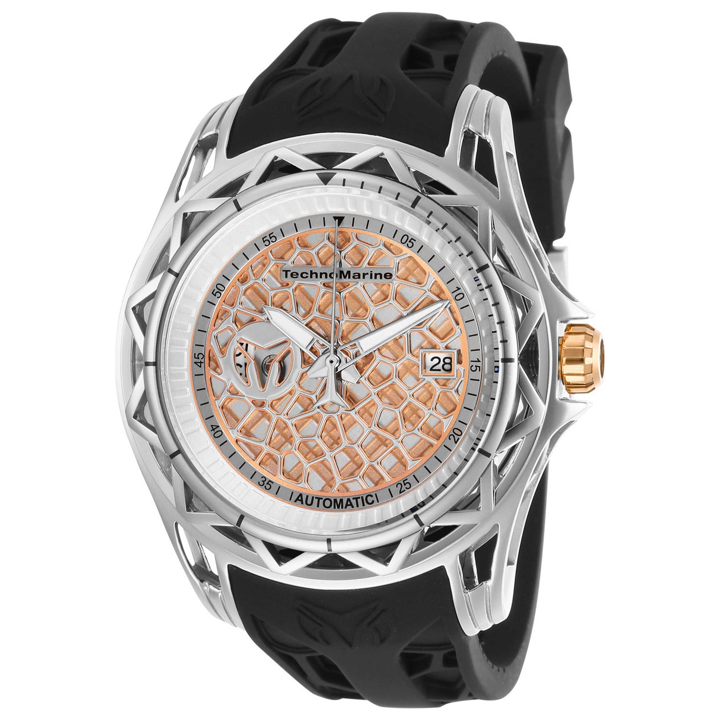 Front view of TechnoMarine TechnoCell Men's Automatic Watch TM-318012