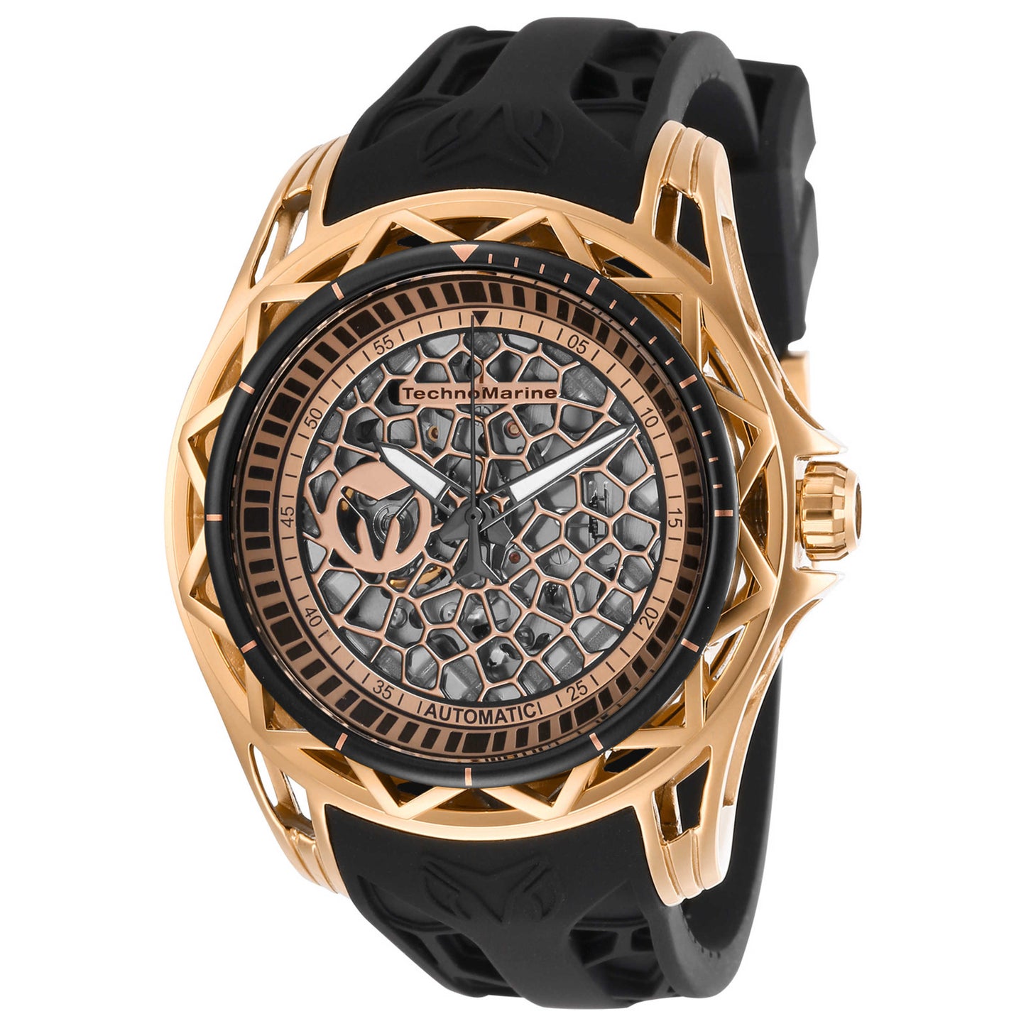 Front view of TechnoMarine TechnoCell Men's Automatic Watch TM-318021