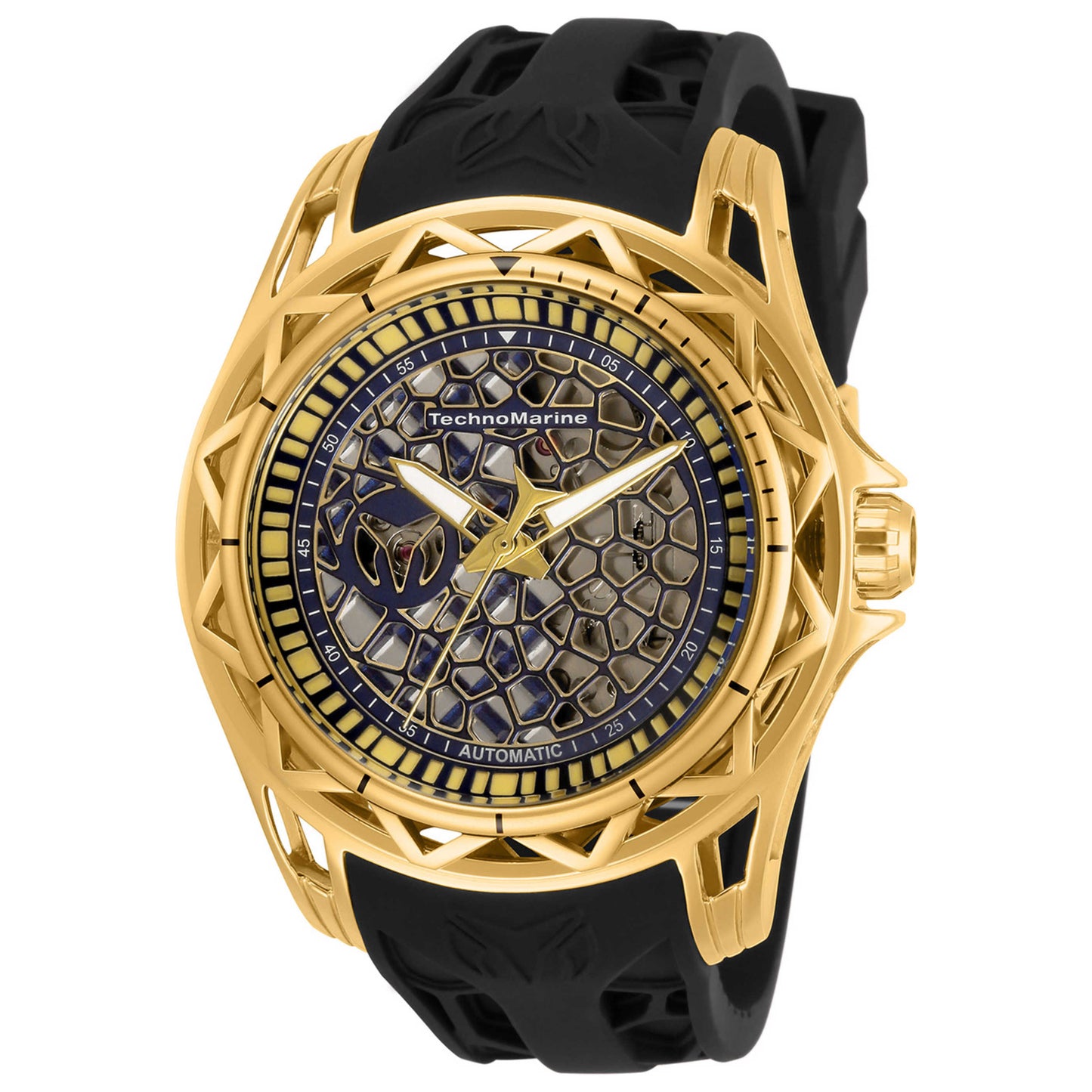 Front view of TechnoMarine TechnoCell Men's Automatic Watch TM-318044