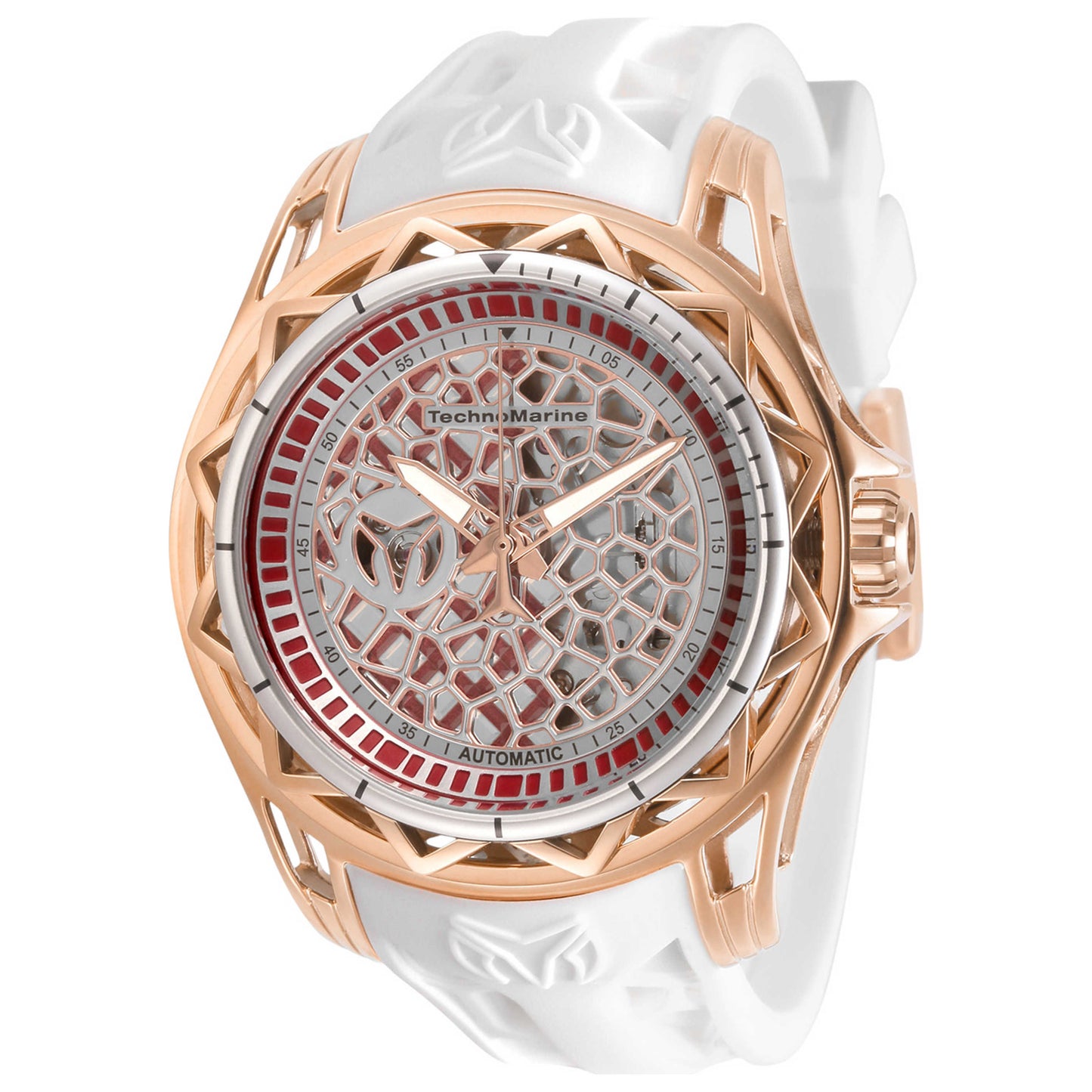 Front view of TechnoMarine TechnoCell Men's Automatic Watch TM-318051