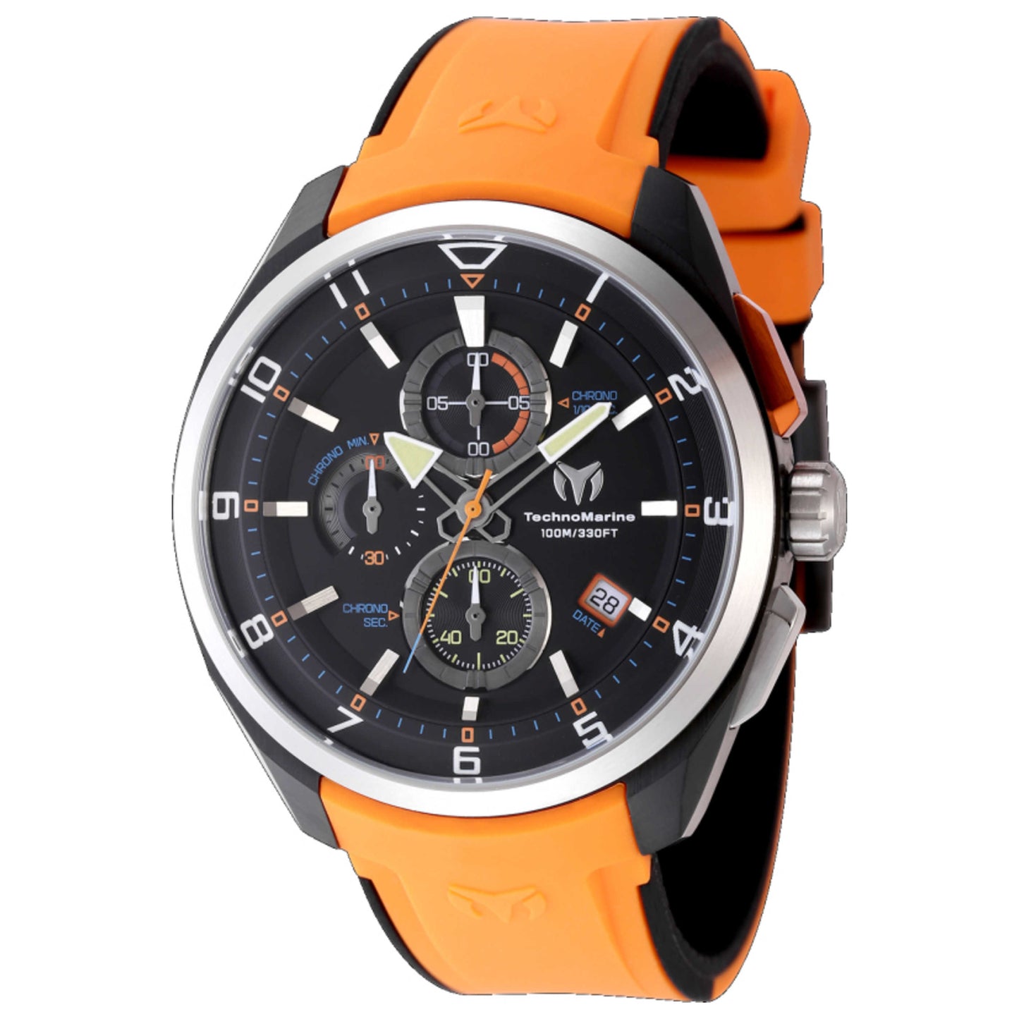 Front view of TechnoMarine Ocean Quantum Men's Quartz Watch TM-318128