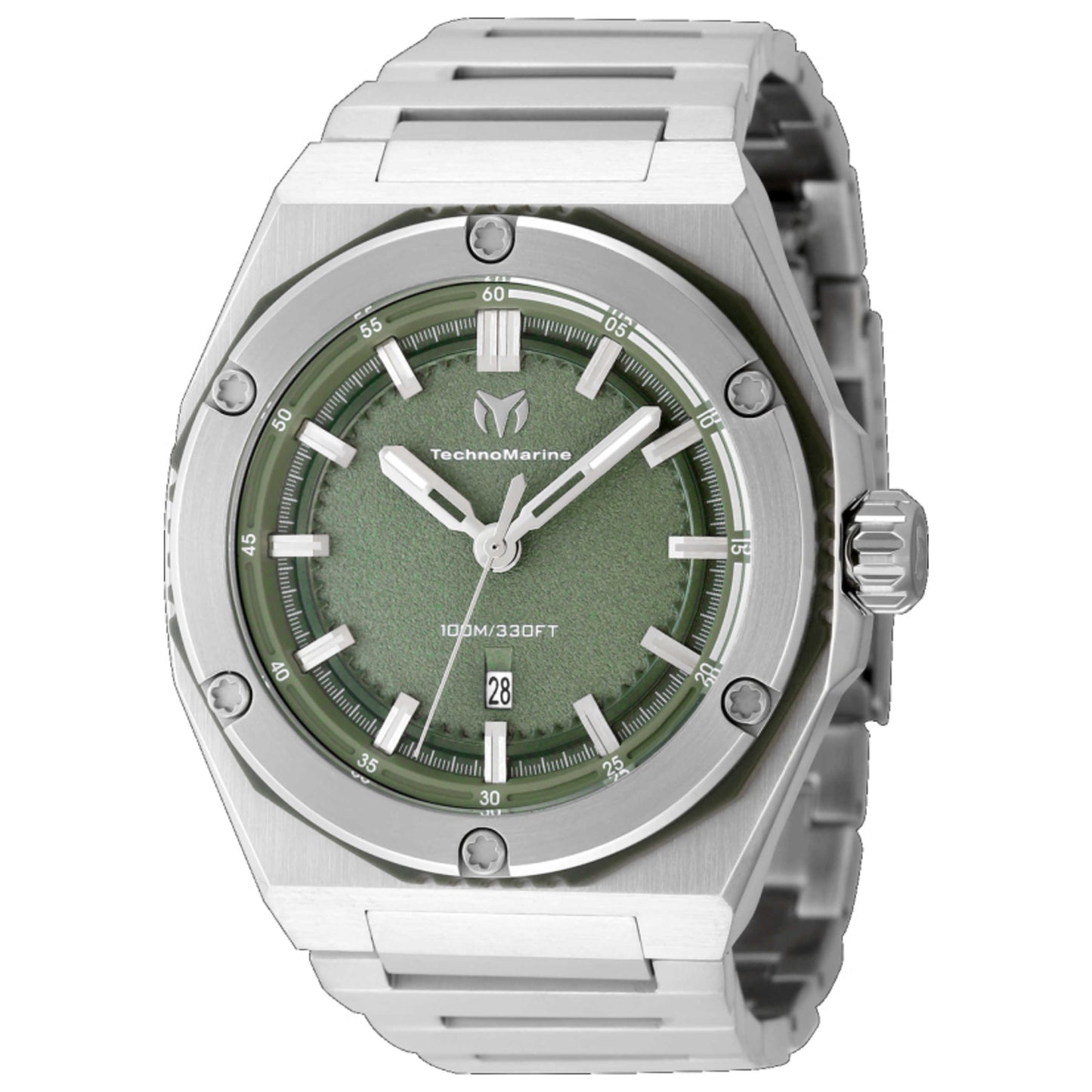 Front view of TechnoMarine Coral Legacy Men's Quartz Watch TM-416075