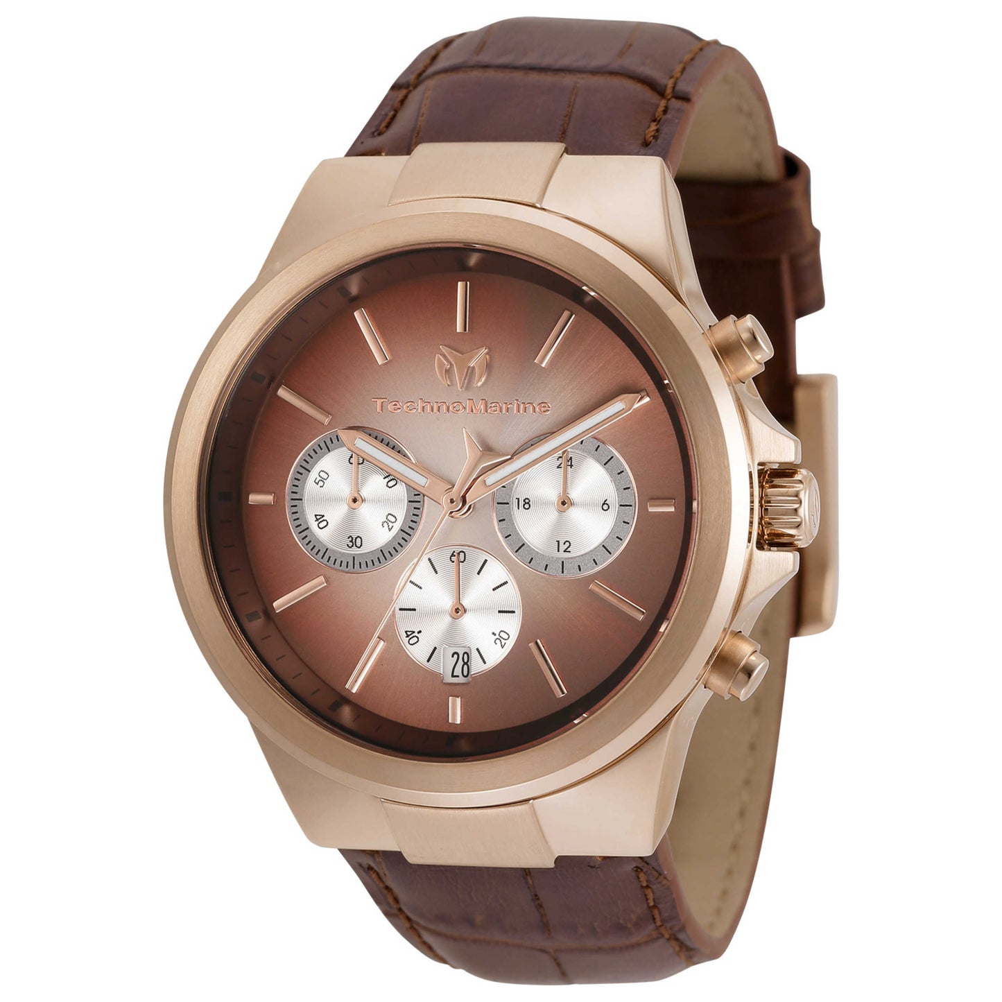 Front view of TechnoMarine MoonSun Men's Quartz Watch TM-820015
